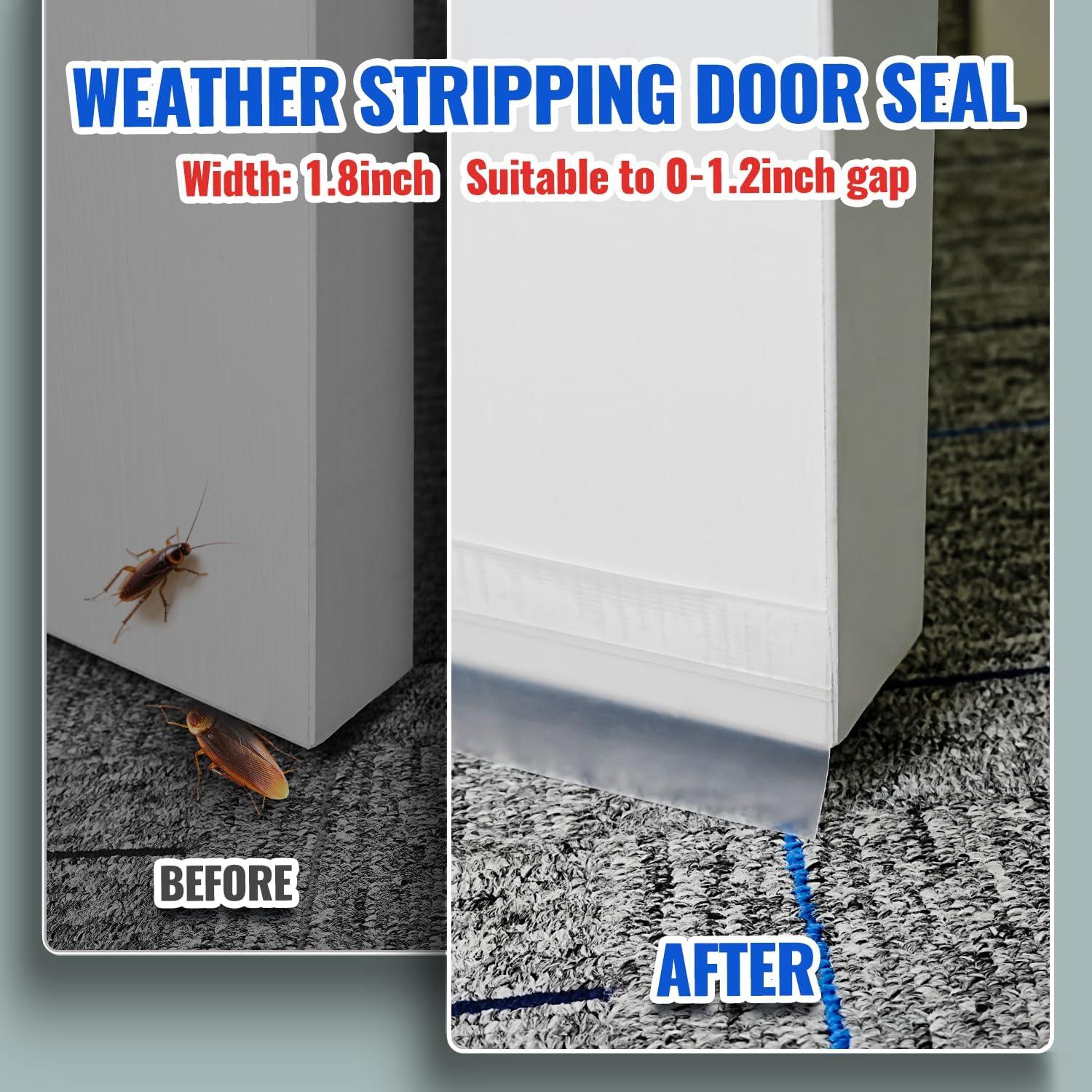 Tira de Sellado para Puerta OSAMEDA 10m Transparente