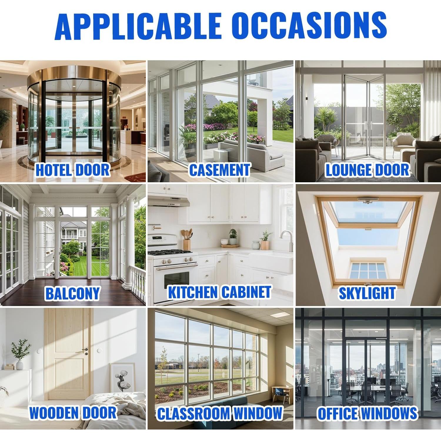 Tira de Sellado para Puerta OSAMEDA 10m Transparente