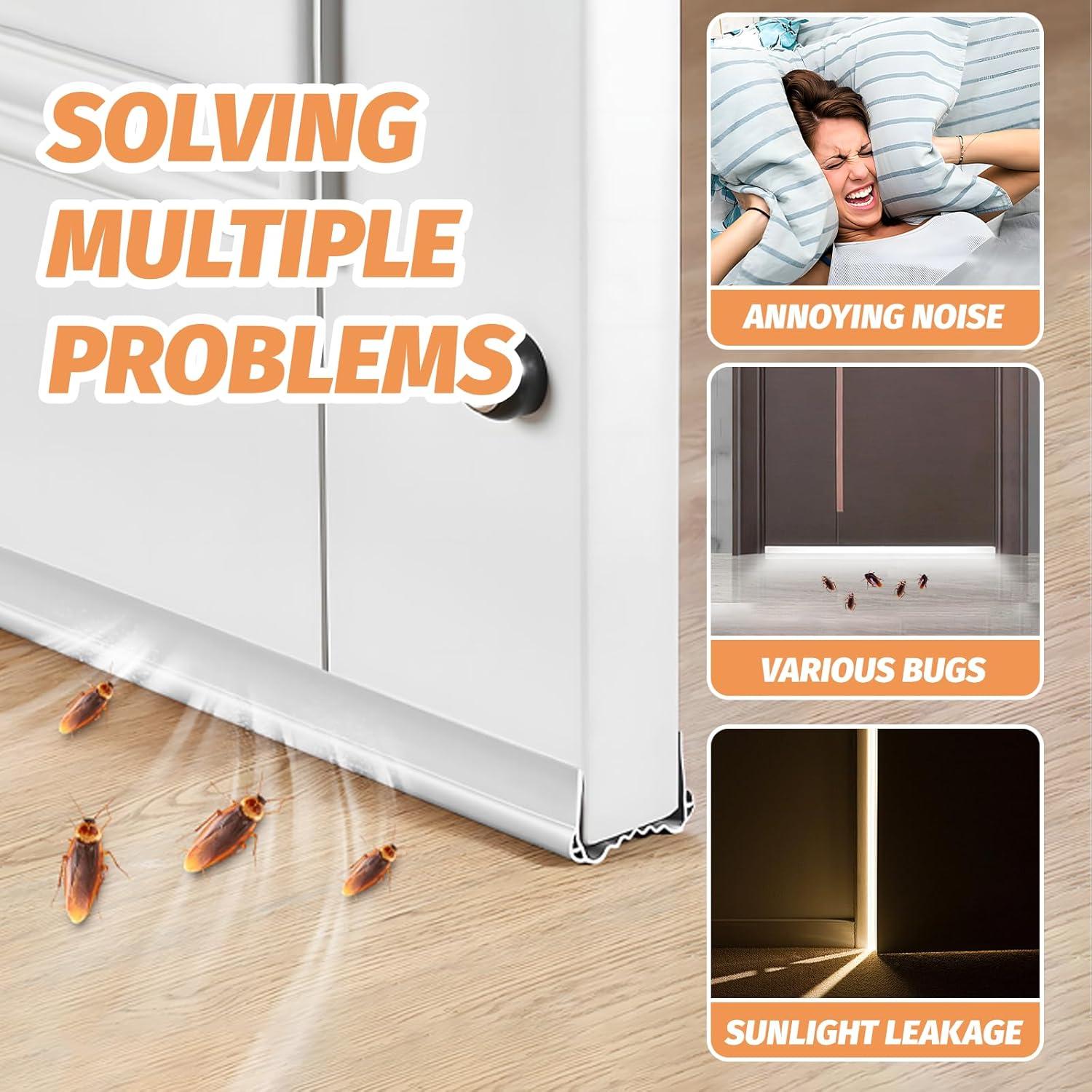 Detenedor de Corrientes de Aire Soleim 39" Cortable PVC Pequeño