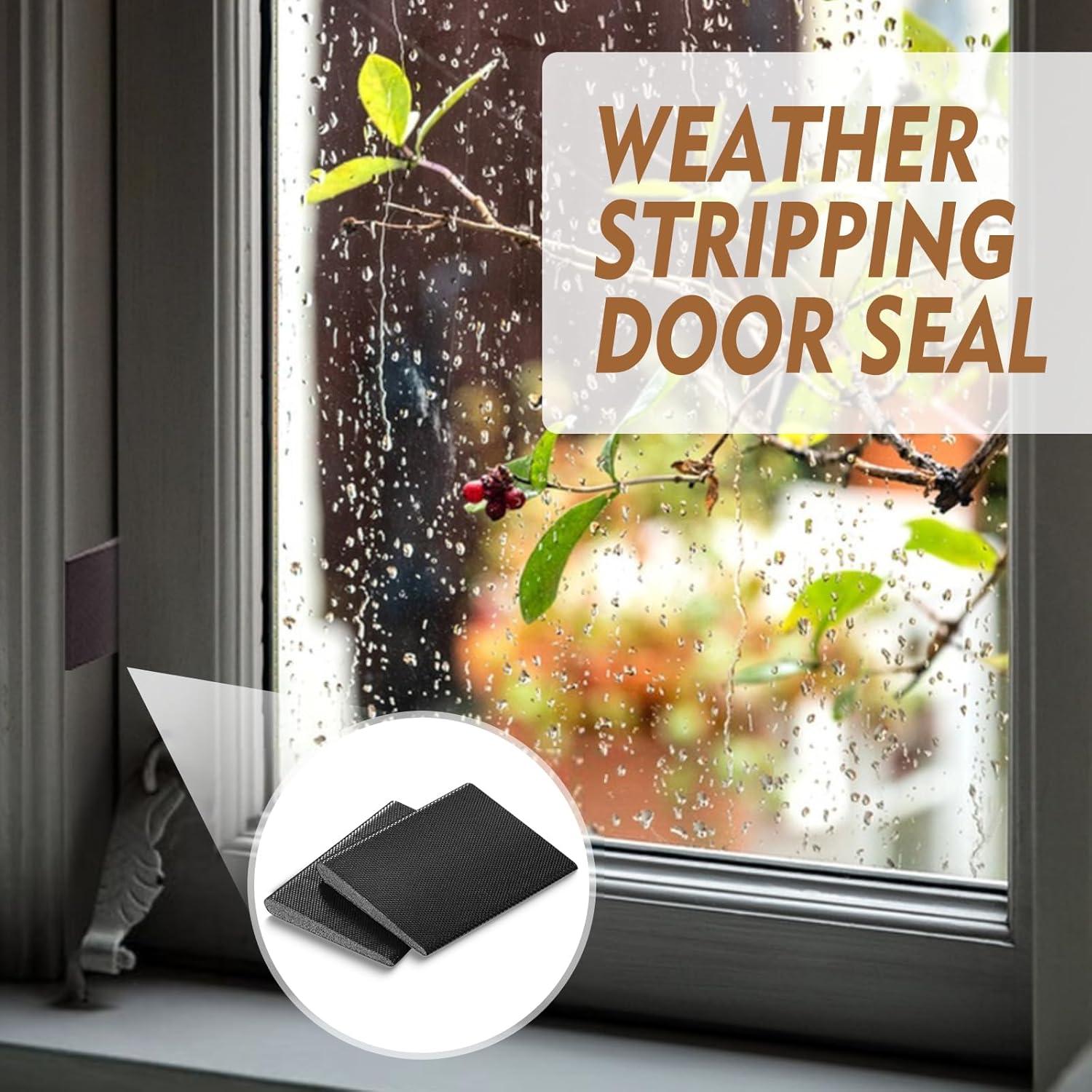 16 Sellos de Esquinas de Puerta LBTVO Autoadhesivos Negros