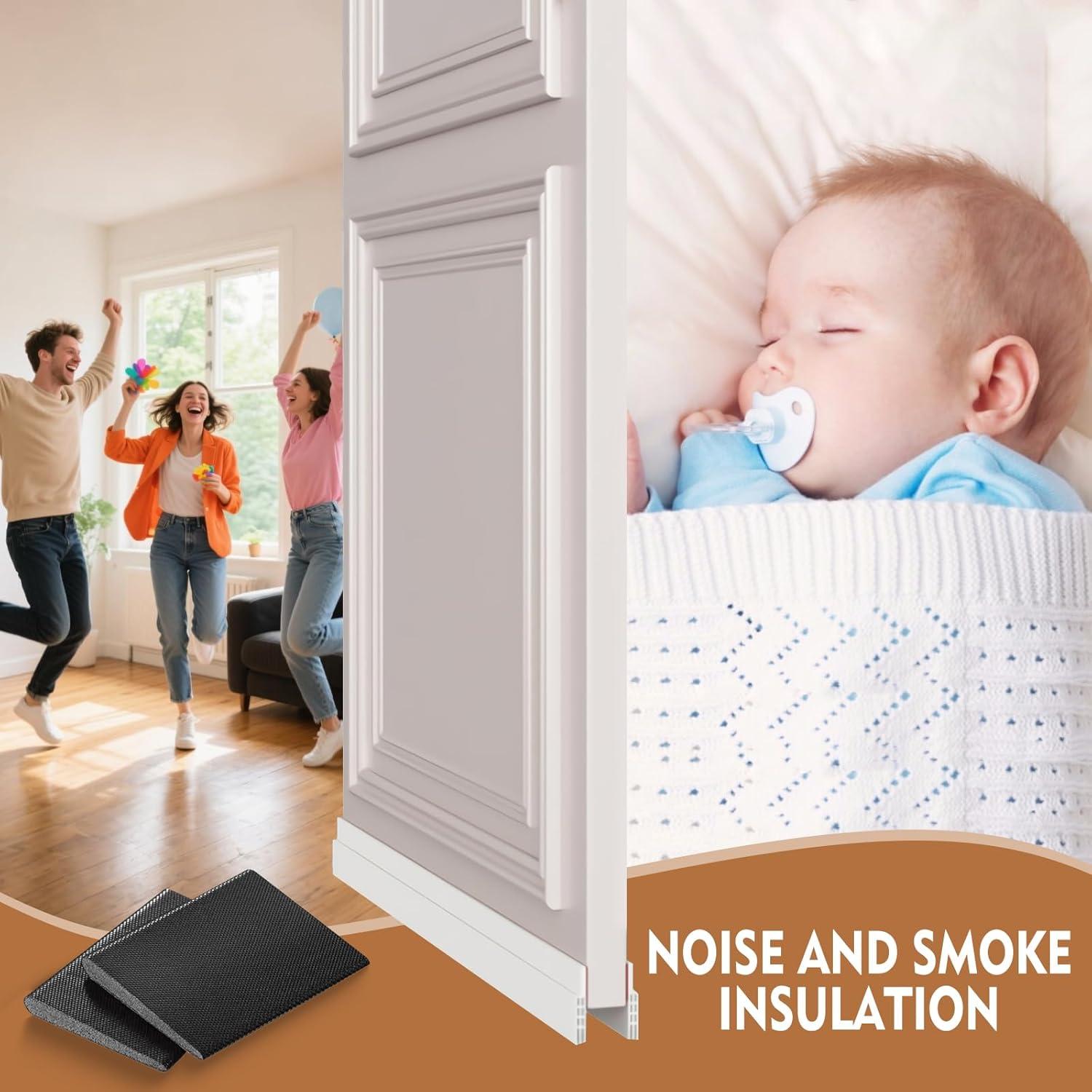 16 Sellos de Esquinas de Puerta LBTVO Autoadhesivos Negros