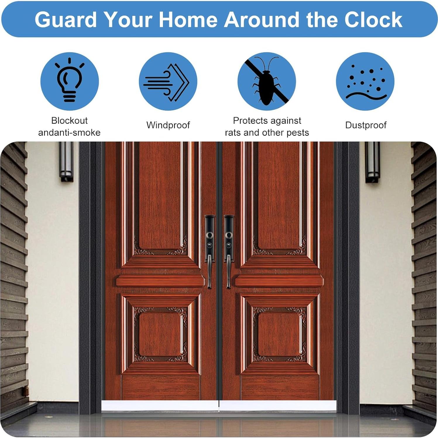 Tapón de Draft Autoadhesivo YBEATY 1m para Puerta - Aislamiento Acústico