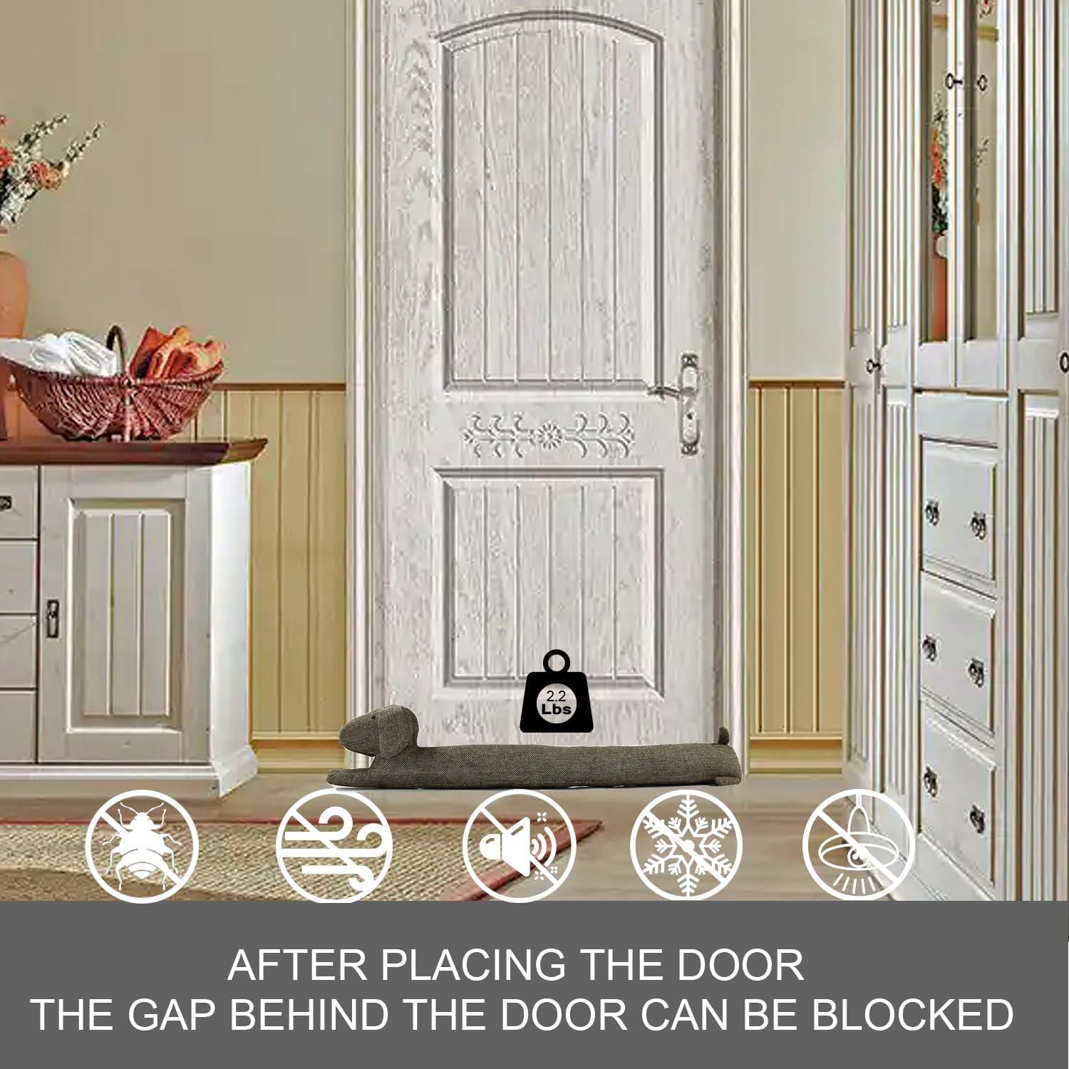 Detenedor de Corrientes de Aire FALIDI Perro Marrón 91.44 cm