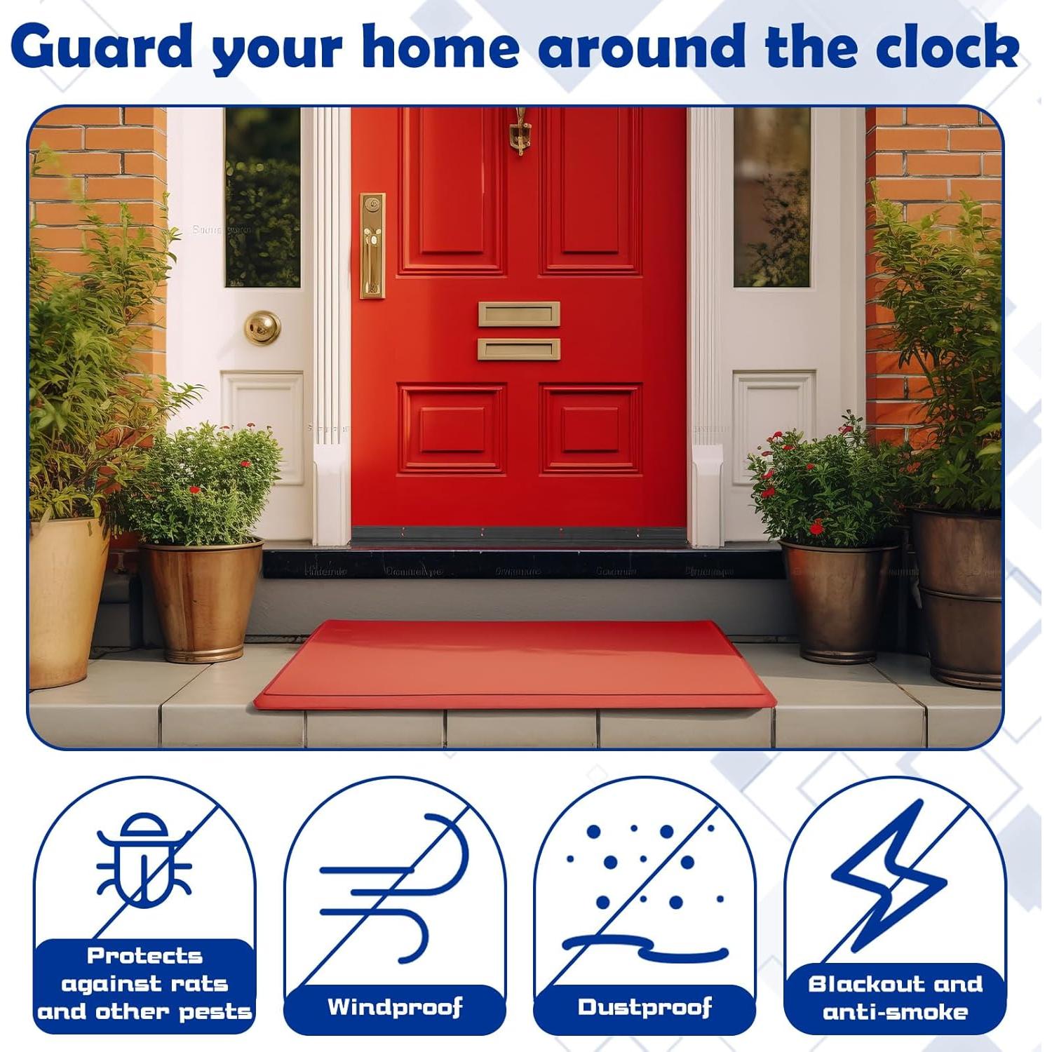 Cortaviento de Metal Gisafai 2 Pcs 91.44 cm Negro