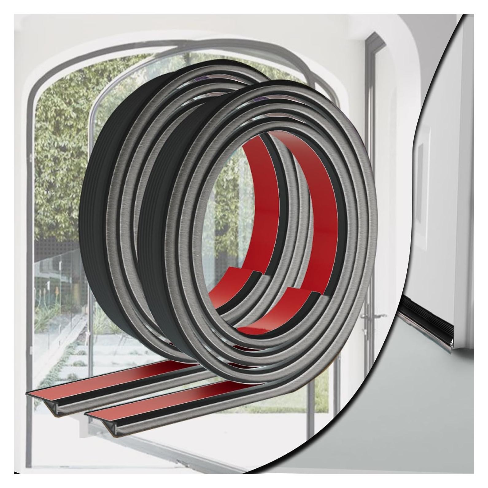 Tapón de Corrientes de Aire TXHOIHF 99 cm Negro 2 Piezas