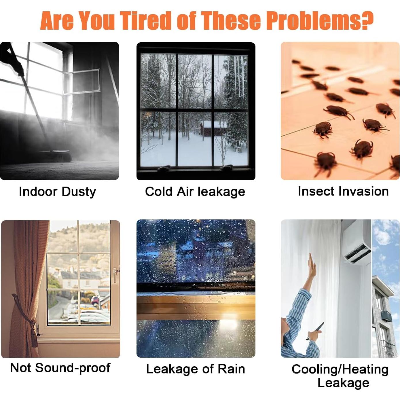 Tira de Sellado de Silicona Dstorelhp 5m 35mm para Puertas y Ventanas