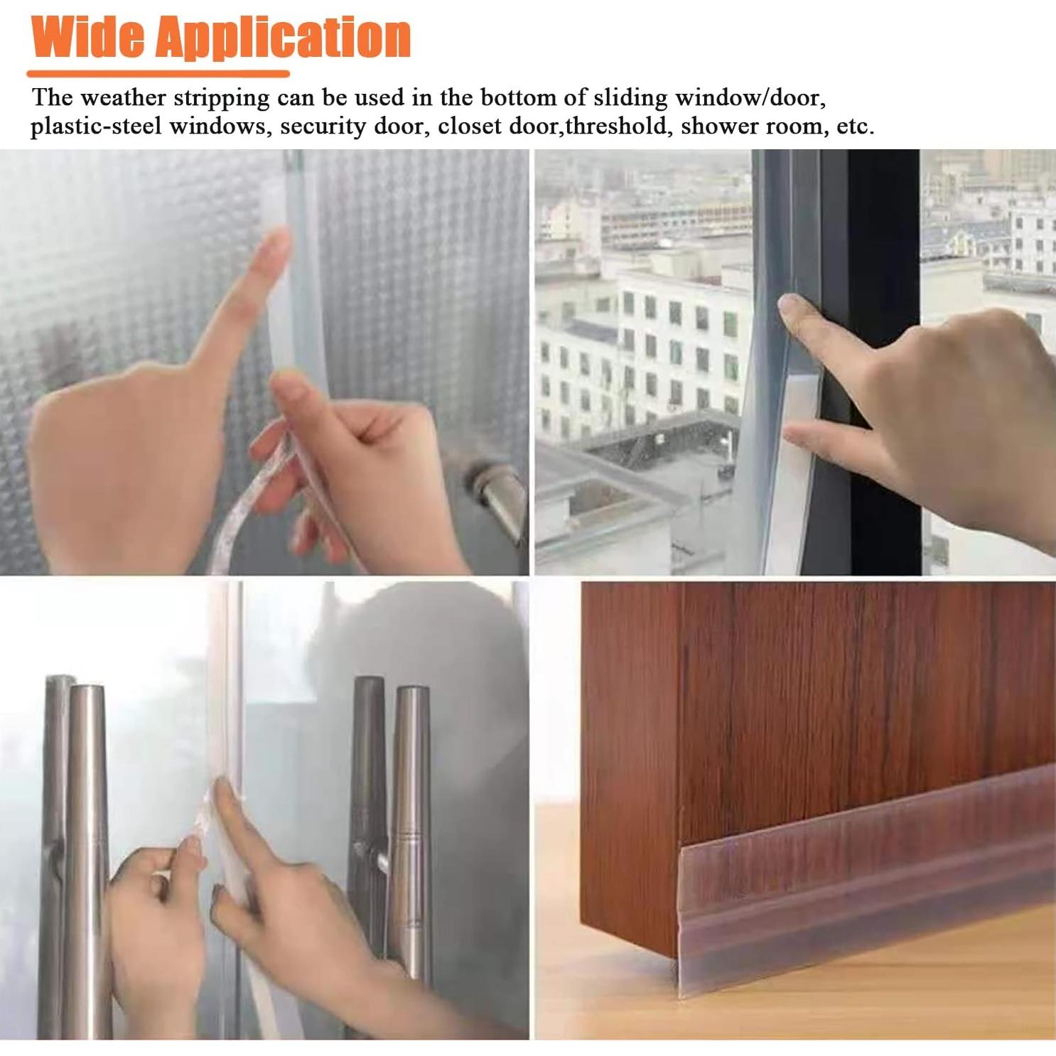 Tira de Sellado de Silicona Dstorelhp 5m 35mm para Puertas y Ventanas