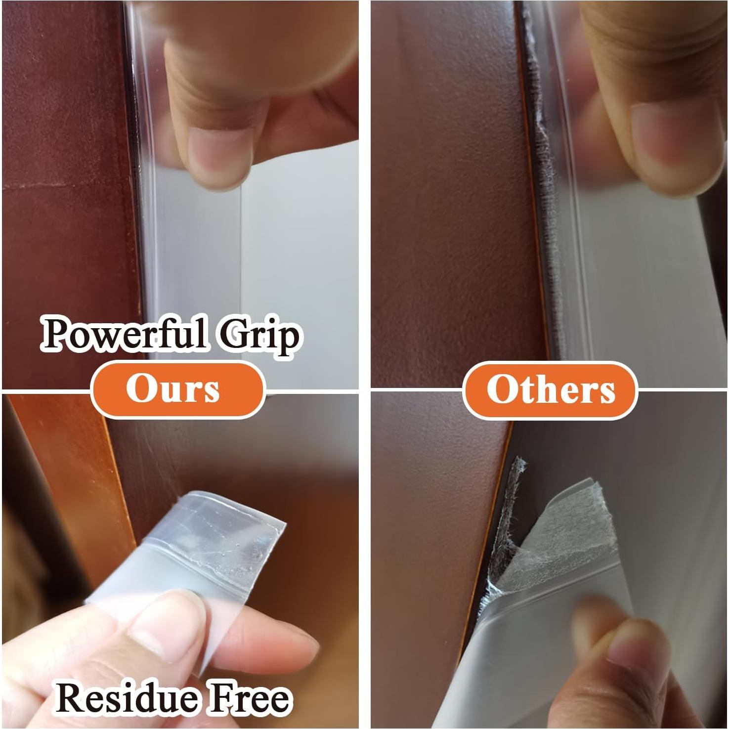 Tira de Sellado para Puertas Dstorelhp 10M Silicona 45mm Transparente