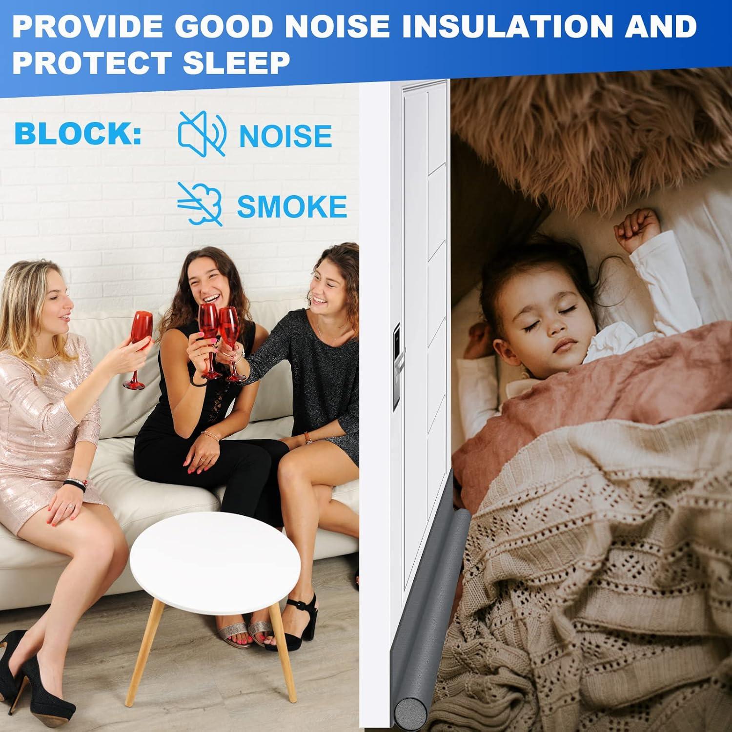 Tapón para Corrientes de Aire GWSNIO 94 cm Ajustable Gris