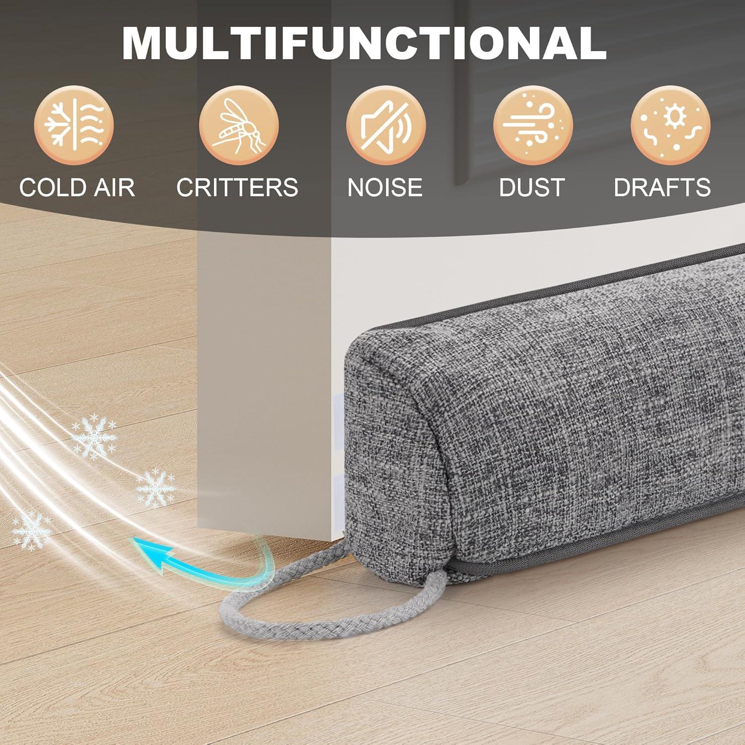 Tapón de Draft UUYUUY 38" Gris para Puerta y Ventana