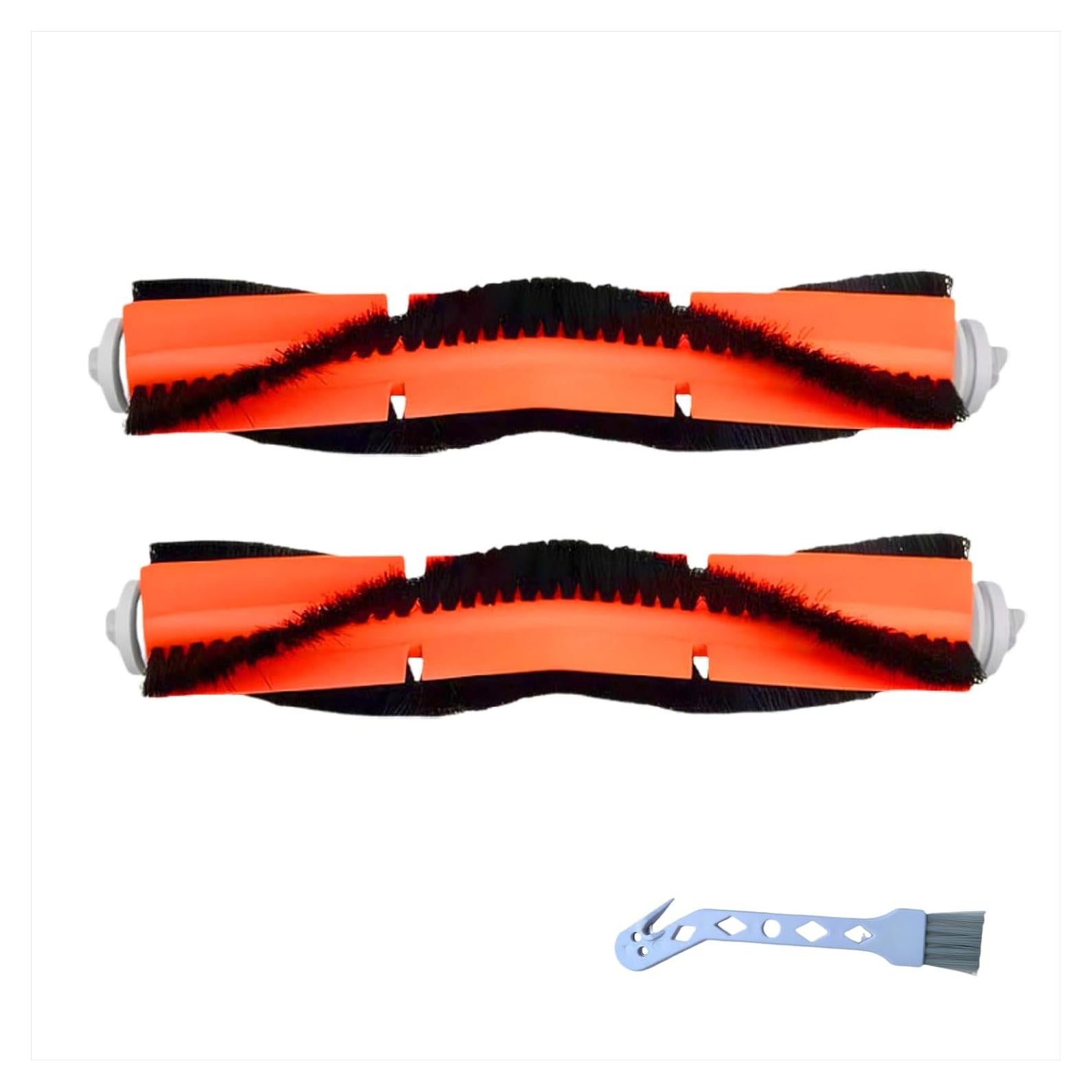 2 Piezas Repuesto Cepillo Rodante Dreame X30 Ultra Rojo