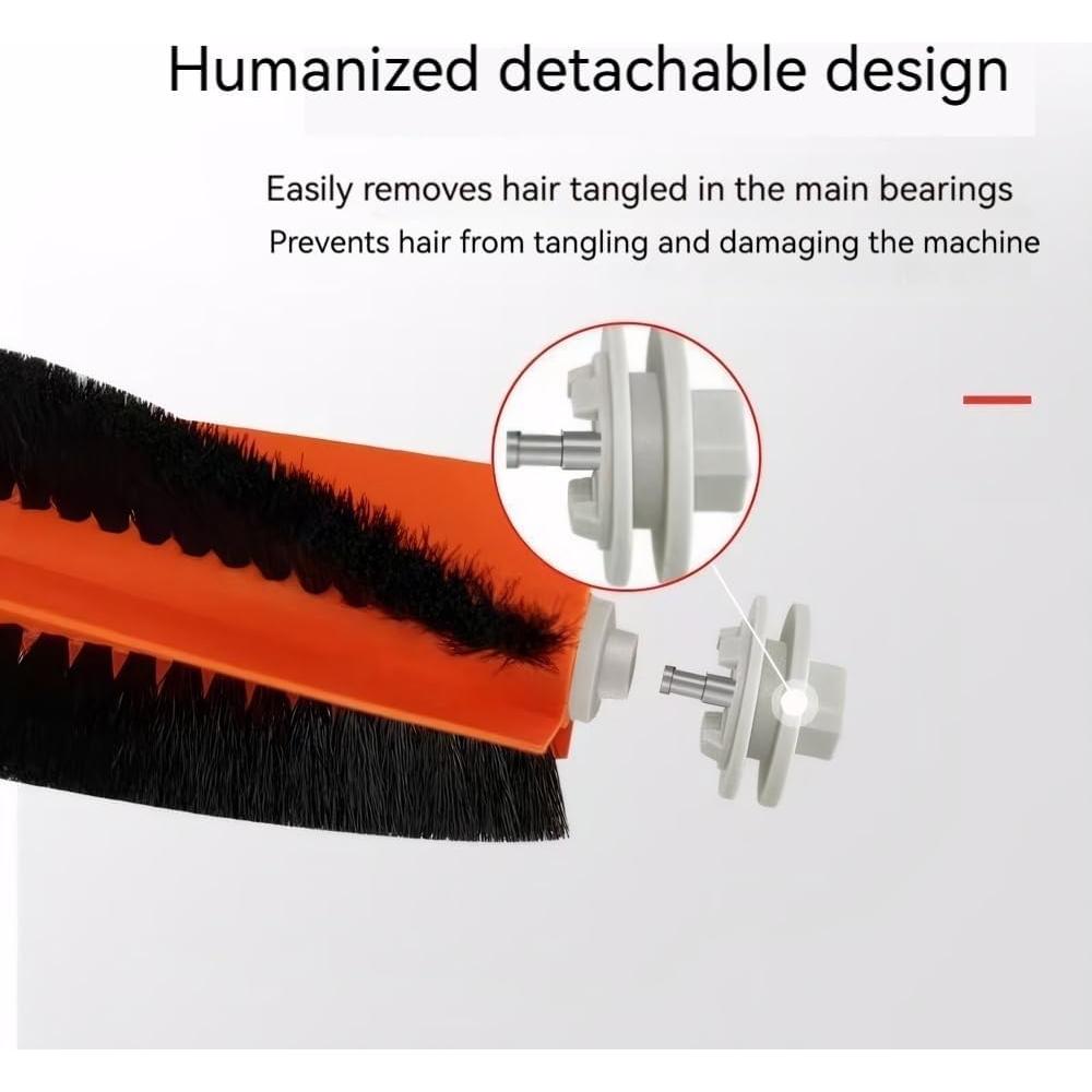 2 Piezas Repuesto Cepillo Rodante Dreame X30 Ultra Rojo