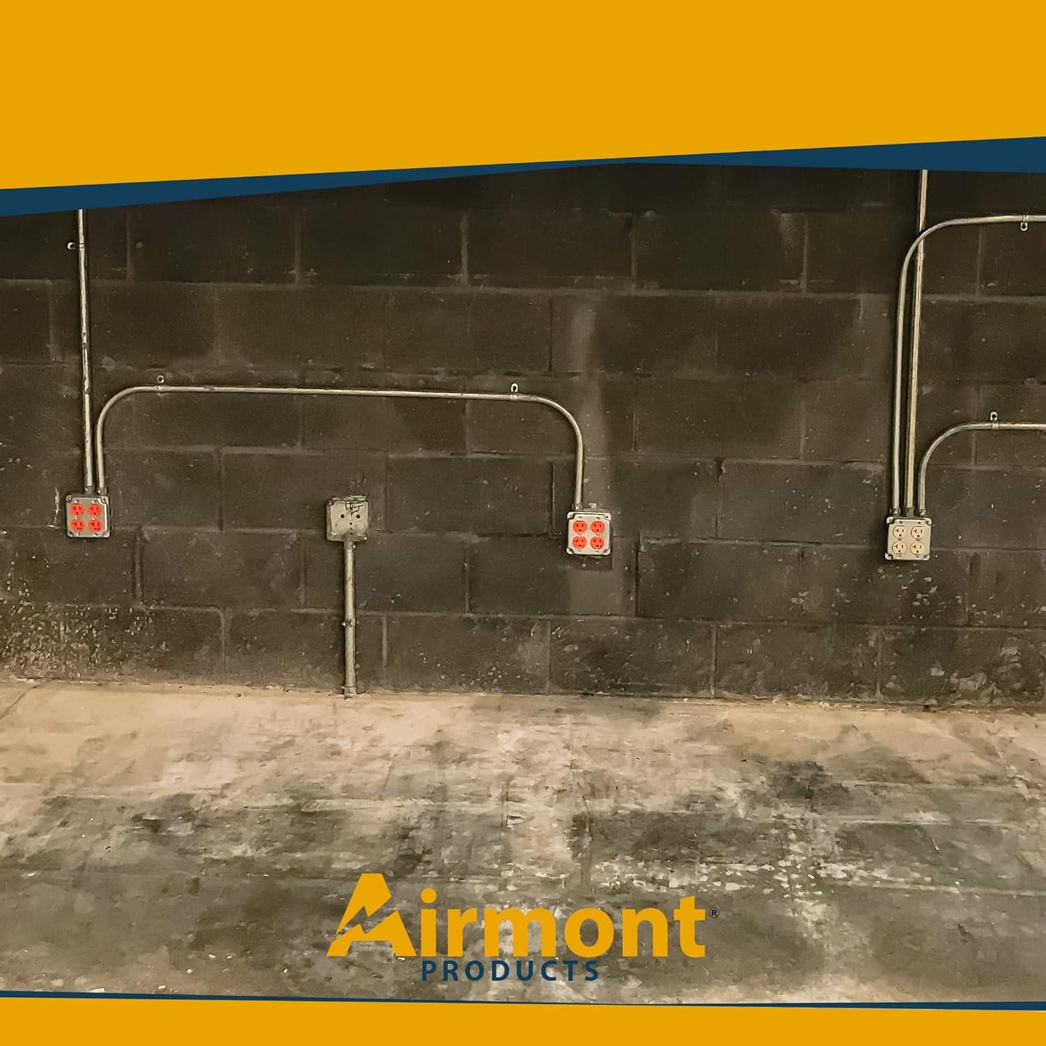 Caja Eléctrica Cuadrada 4" Airmont AP-12088 con Cubierta Doble Gang