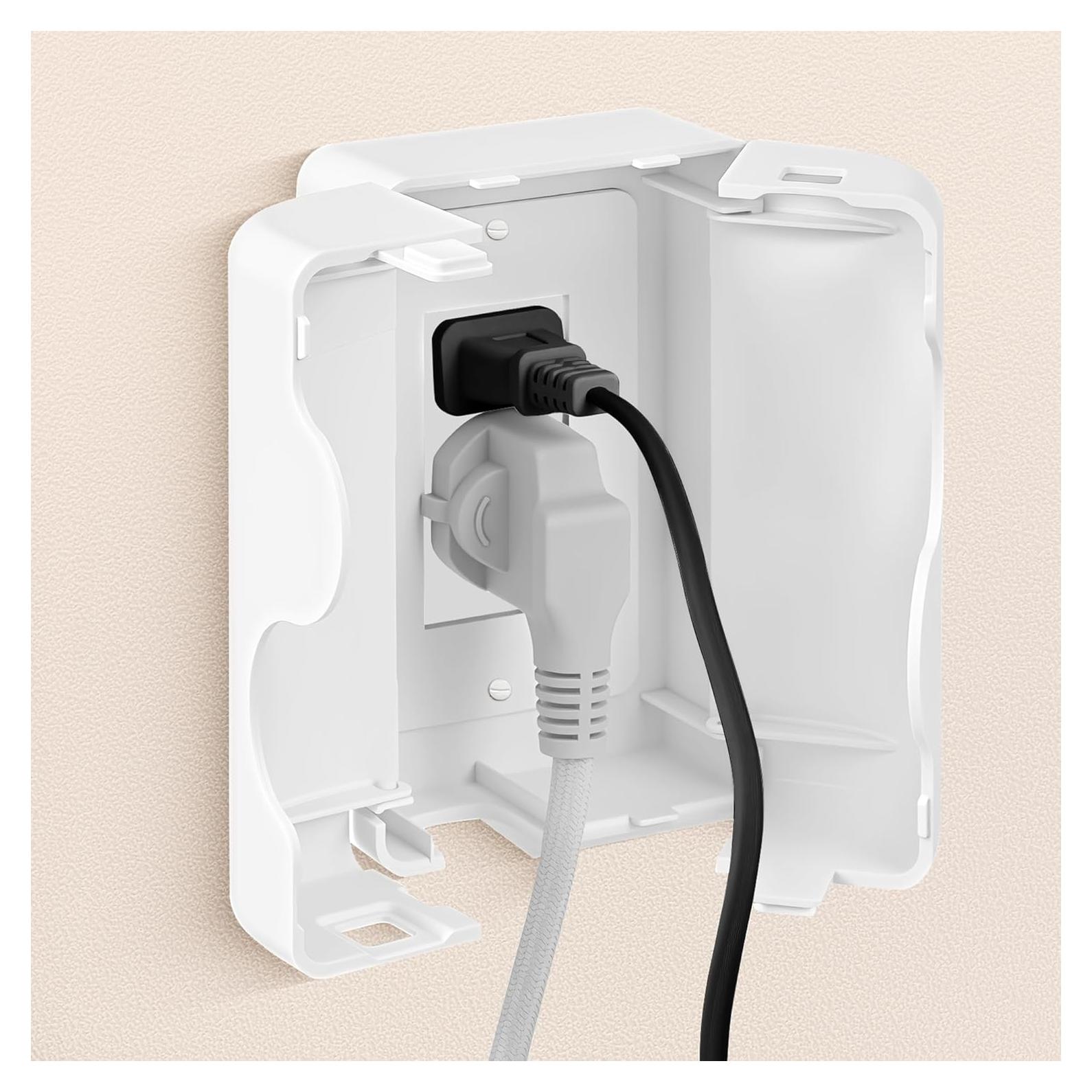 Cubierta de Enchufe a Prueba de Niños Havenso Doble Bloqueo Blanca