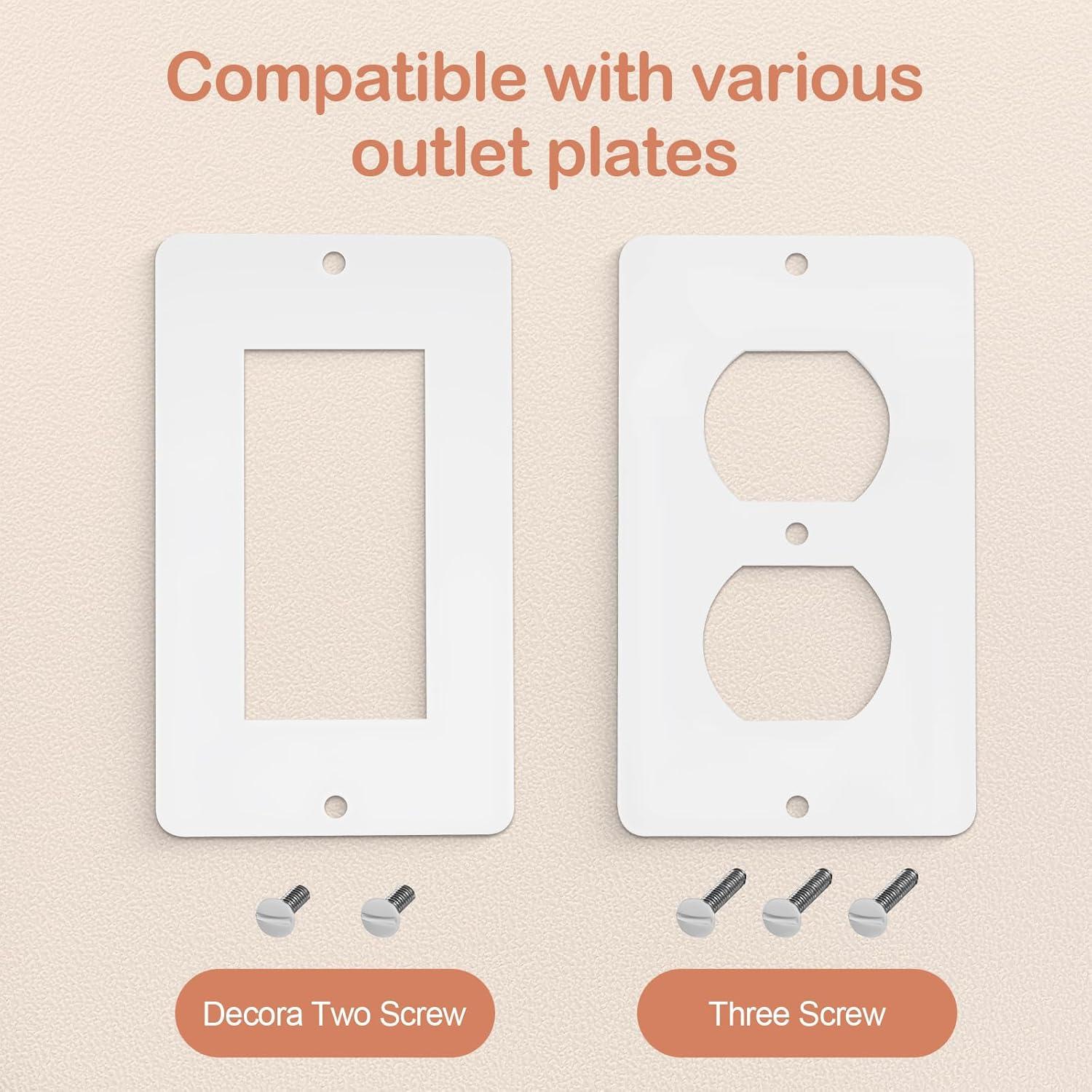 Cubierta de Enchufe a Prueba de Niños Havenso Doble Bloqueo Blanca