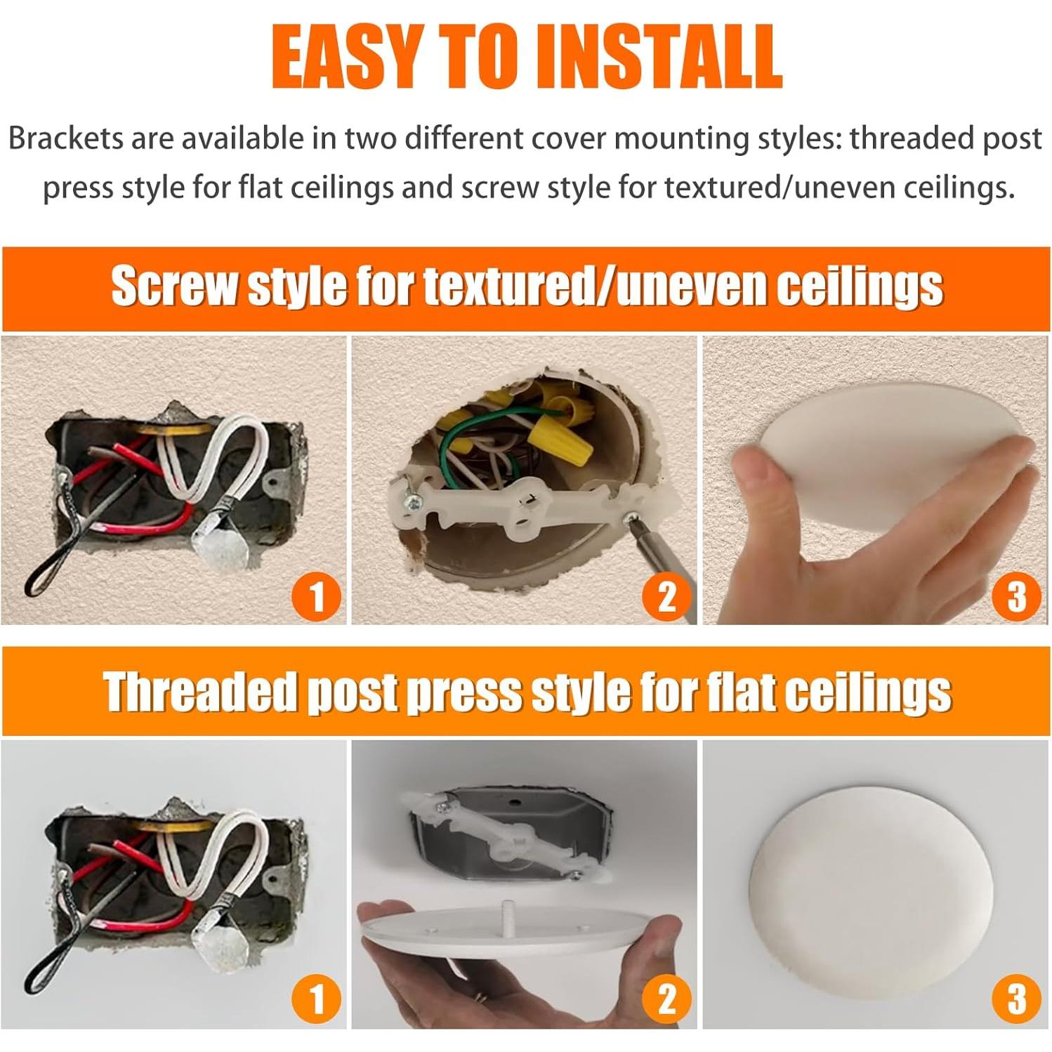 Placa de Cubierta de Techo Eudaimonia CP3540 - 5 Pcs Blanca