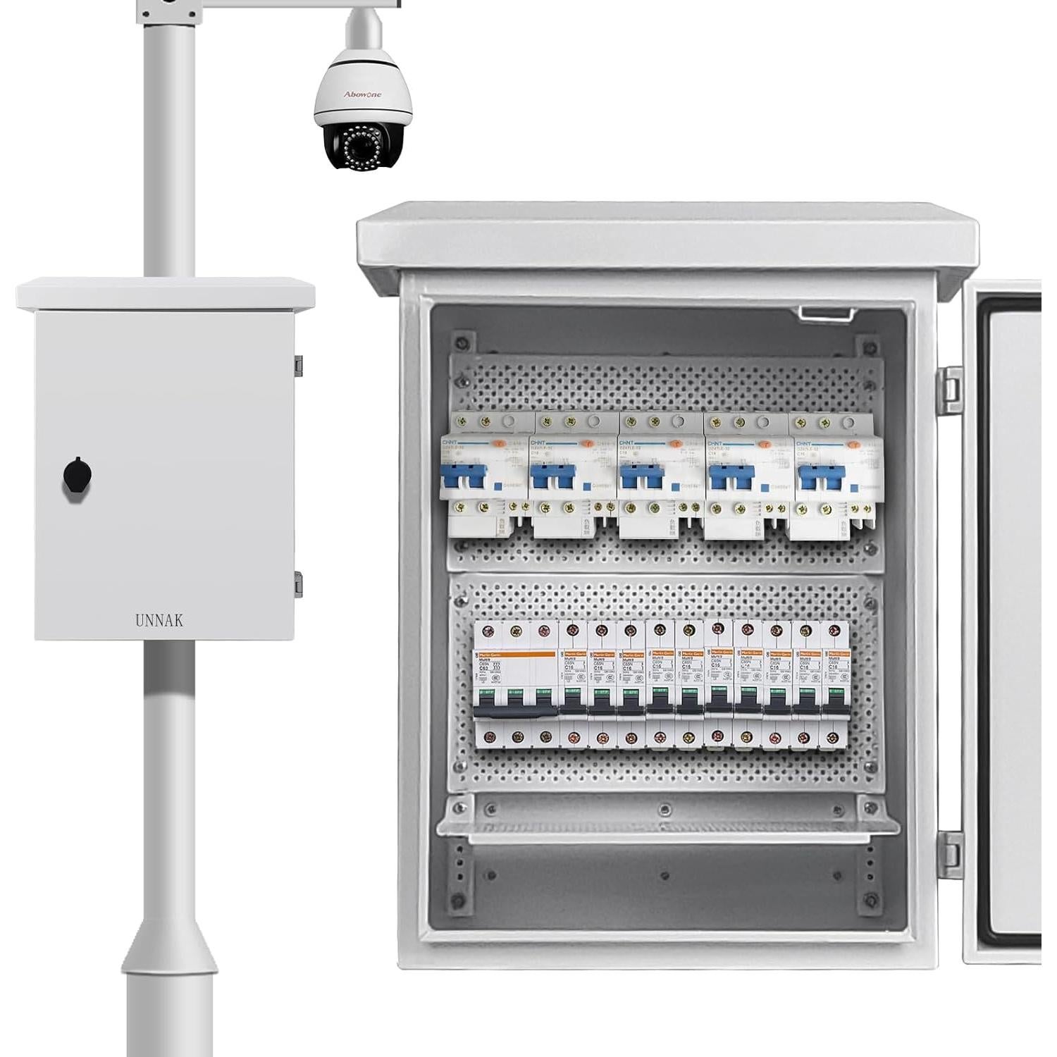 Caja Eléctrica Exterior UNNAK 500x400x200mm Anticorrosión