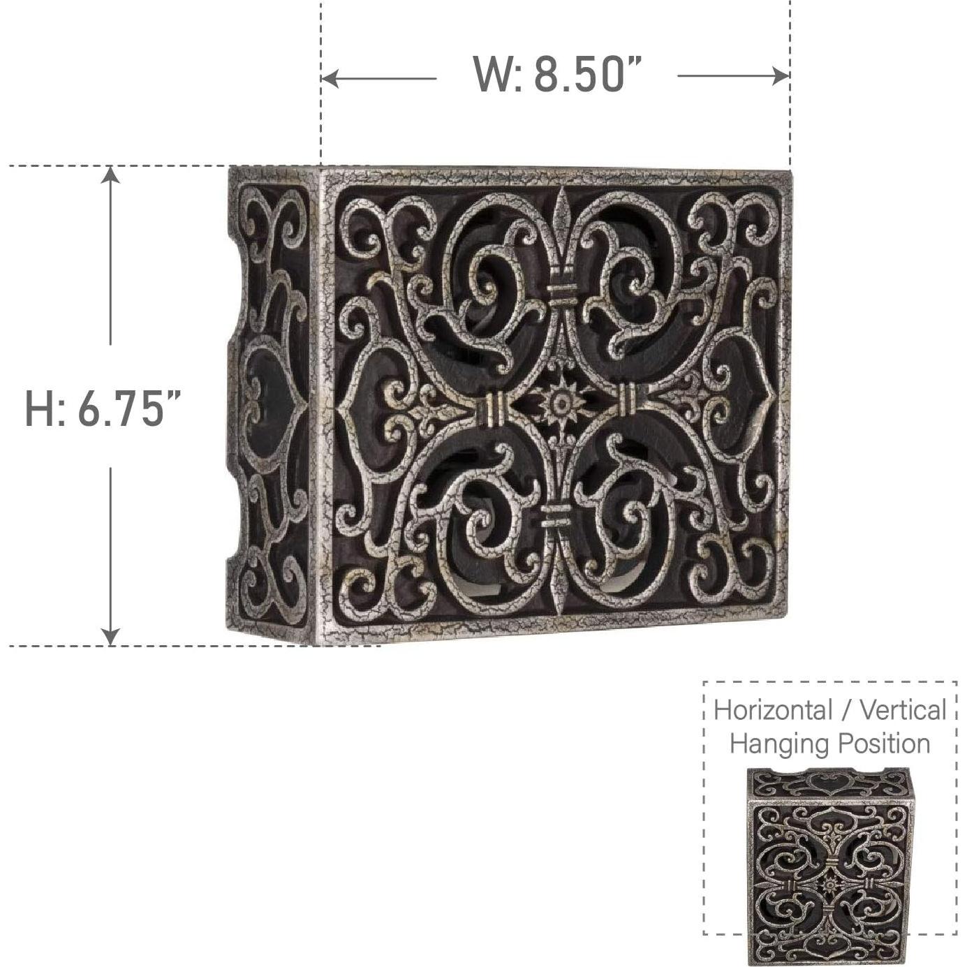 Campana de Puerta Craftmade CAB-RC, Acabado Craquelado 17.15x21.59cm