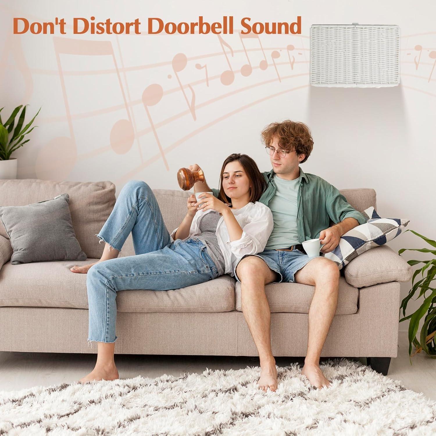 Caja Cubierta de Timbre QQKISSSKY Blanco 25.4x17.8x7.6 cm