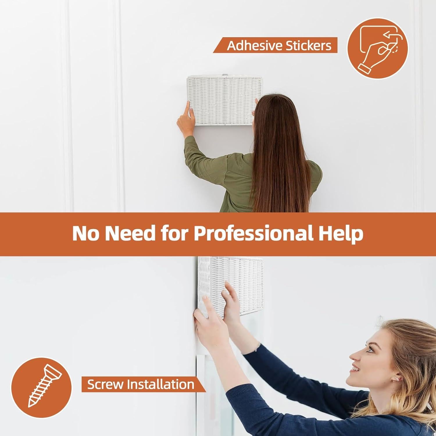 Caja Cubierta de Timbre QQKISSSKY Blanco 25.4x17.8x7.6 cm