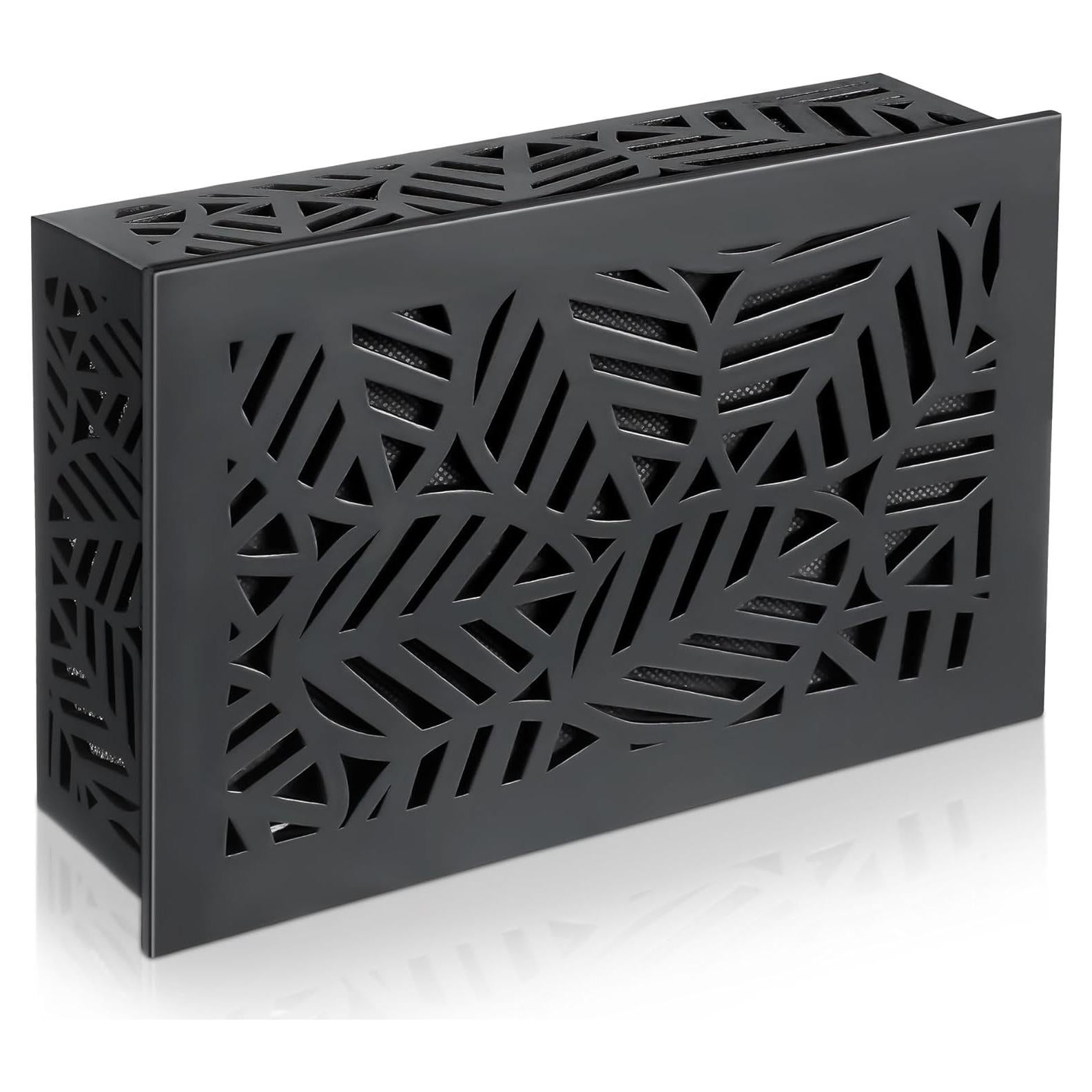 Caja Cubierta de Timbre Saillong de Madera Negra 24.4x15.2cm