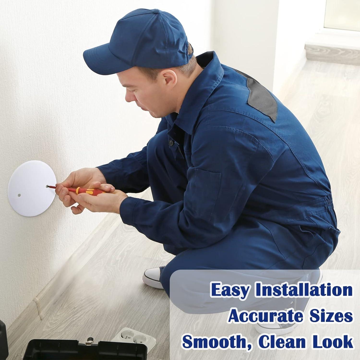 Cubierta Plana de Plástico Shimeyao 11 cm - 26 Piezas