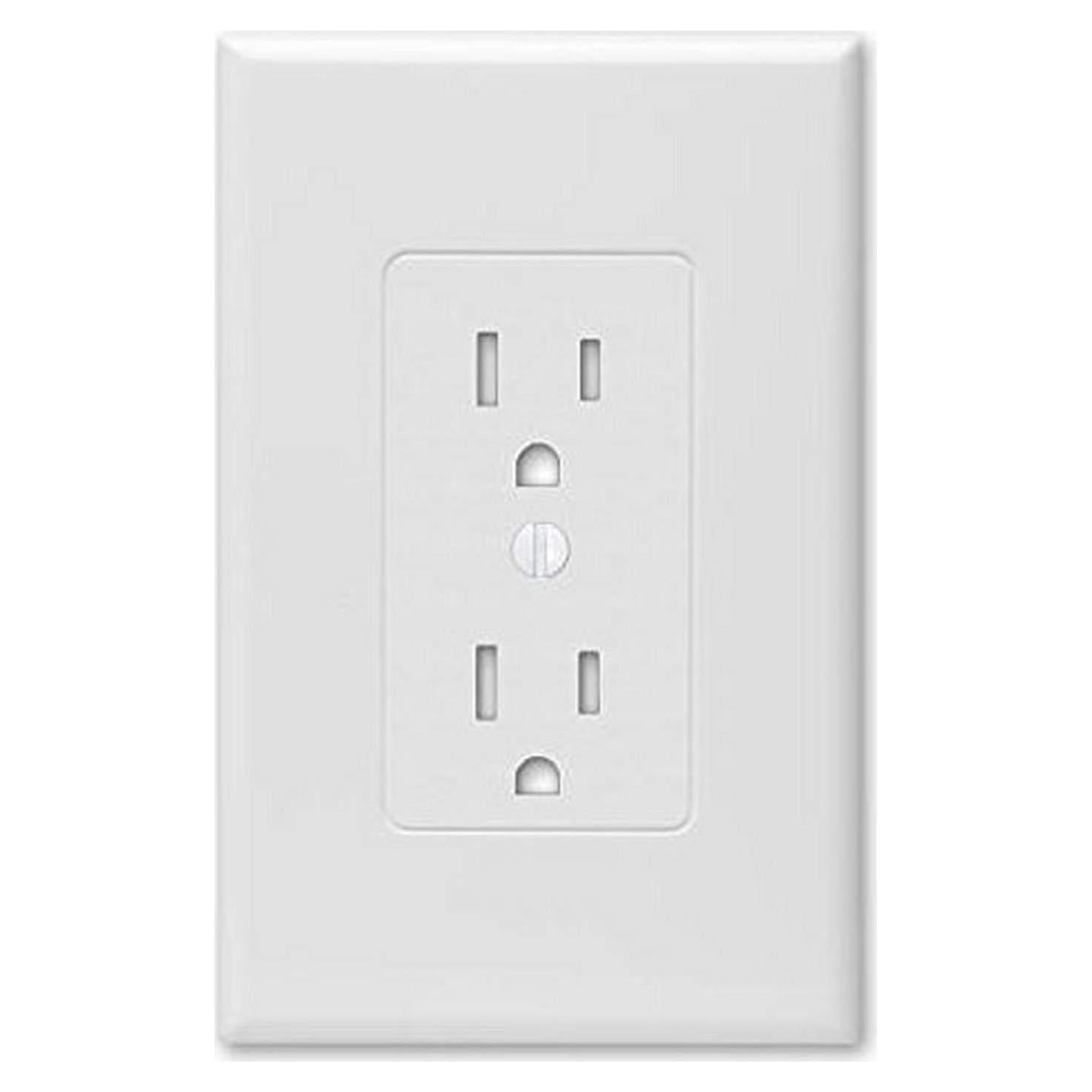 Cubierta de Enchufe Eléctrico TayMac 2600W 1-Gang Blanco