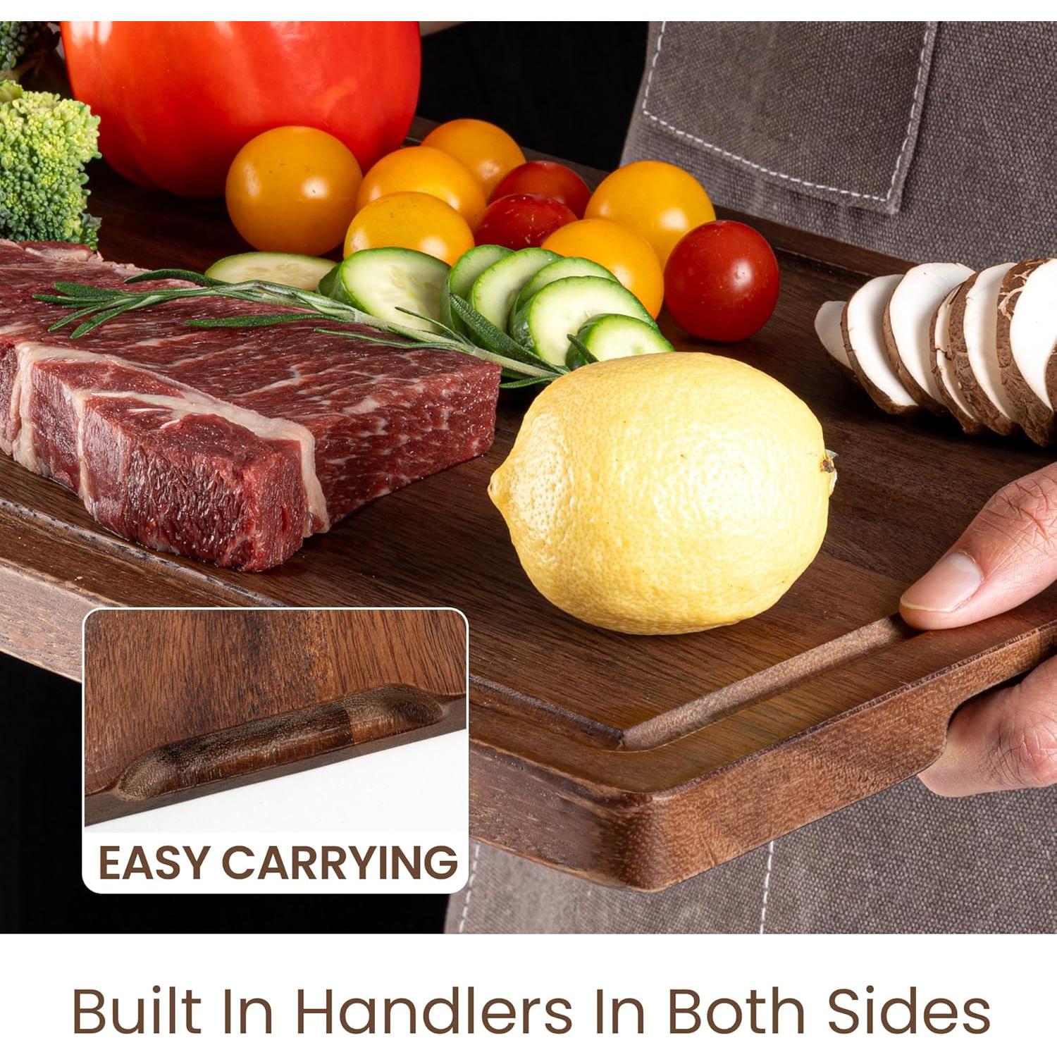 Tabla de Cortar de Madera de Nogal Recuerdos Divertidos 38x25cm