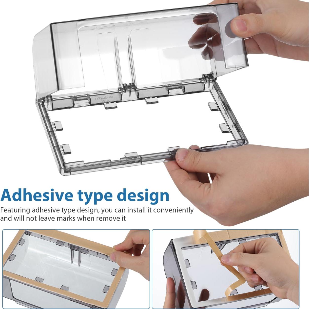 Cubierta de Enchufe Exterior STOBOK a Prueba de Climas 20x12cm