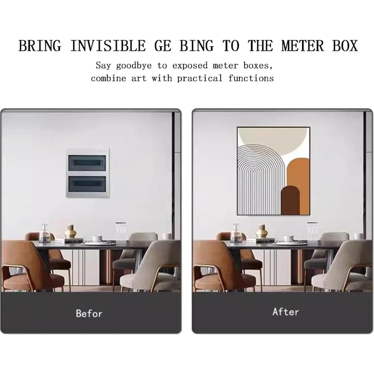 Cubierta Decorativa de Caja de Medidor BUJNIE 30x40cm