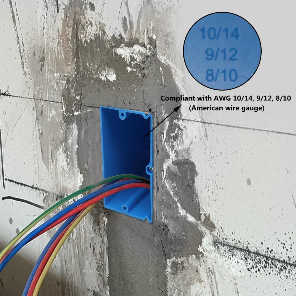 Caja de Salida Ajustable XGGYA 1 Gang Plástico 21 Pulgadas Cúbicas