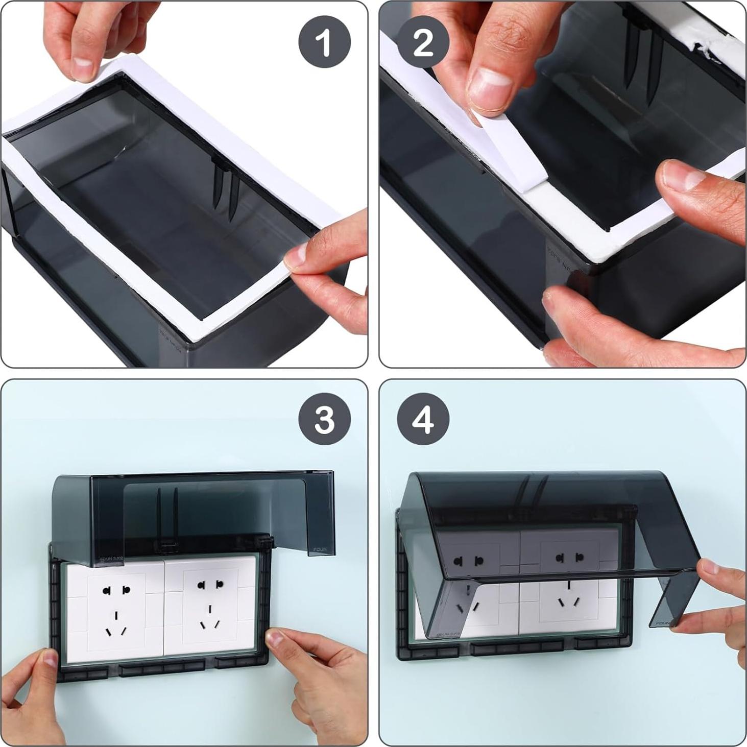 Cubierta Protectora de Enchufe Exterior Cabilock 20x12cm