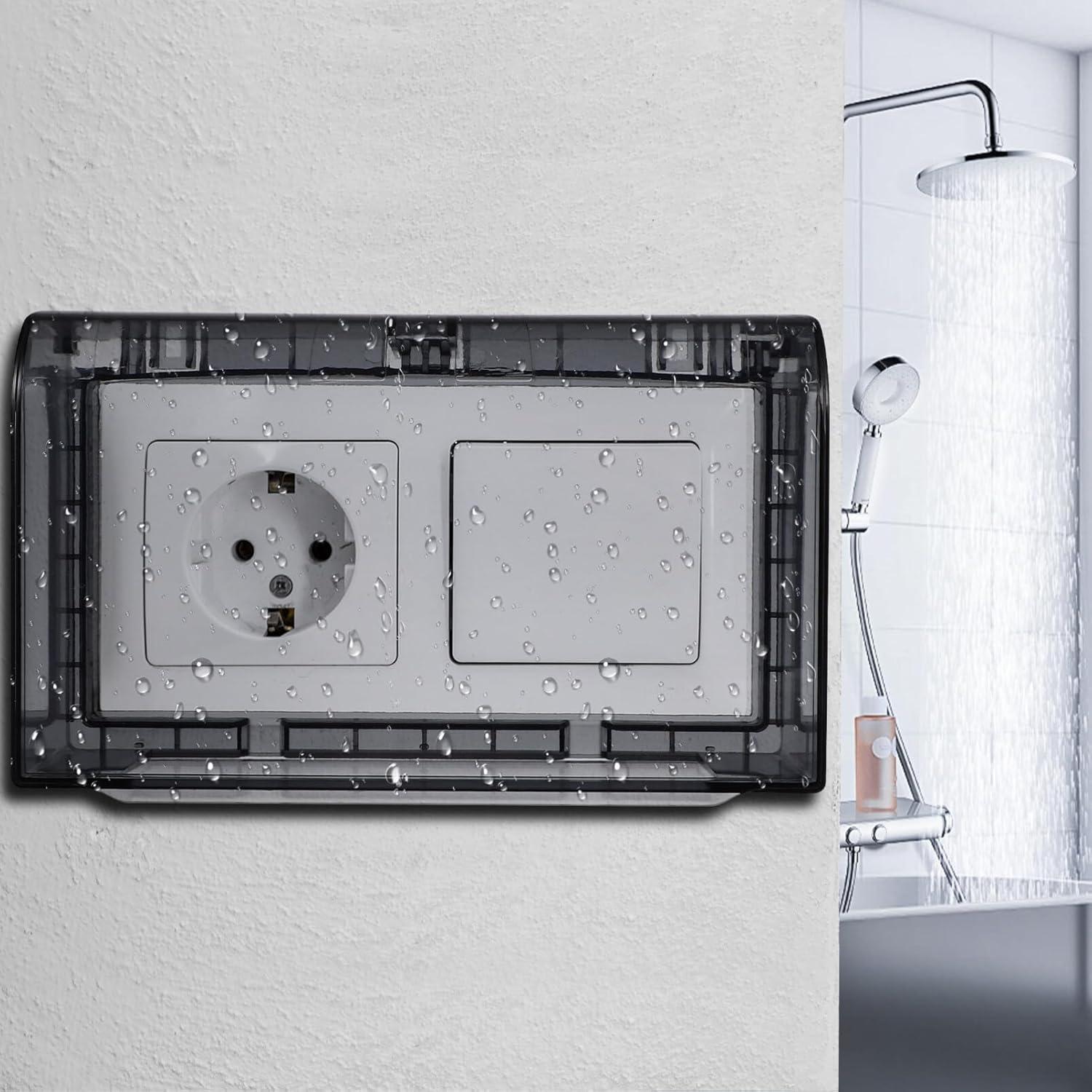 Cubierta Protectora de Enchufe Exterior Cabilock 20x12cm