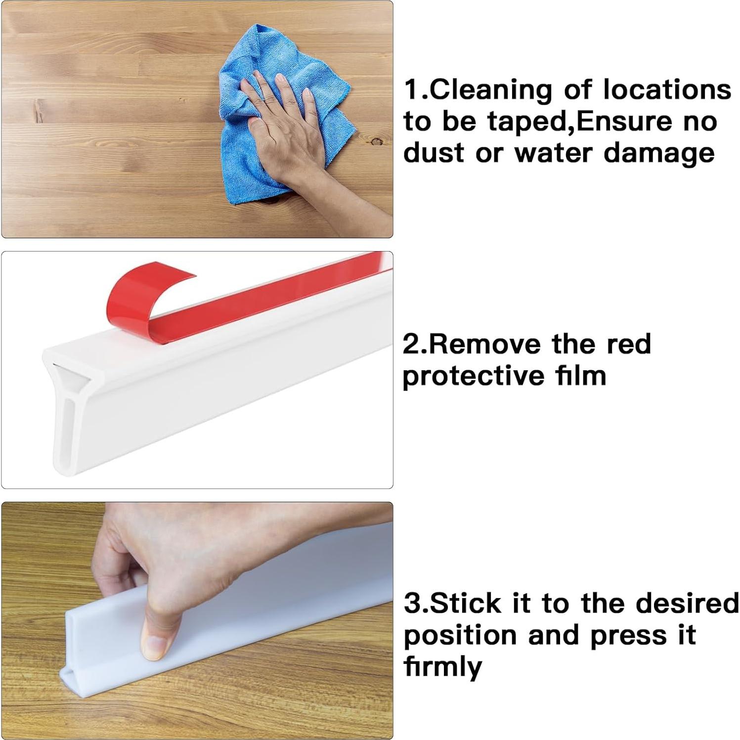 Barrera de agua para umbral de ducha Keptwell 67" (170 cm)