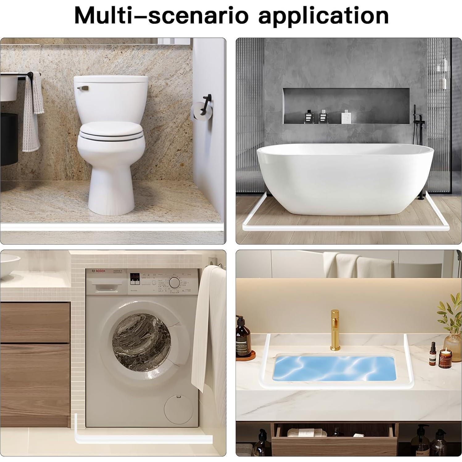 Barrera de agua para umbral de ducha Keptwell 67" (170 cm)