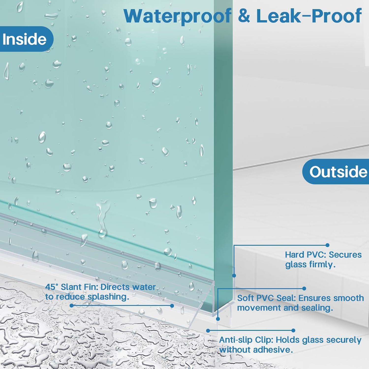 Tira de Sello Inferior para Puerta de Ducha Bougainora 91.44cm