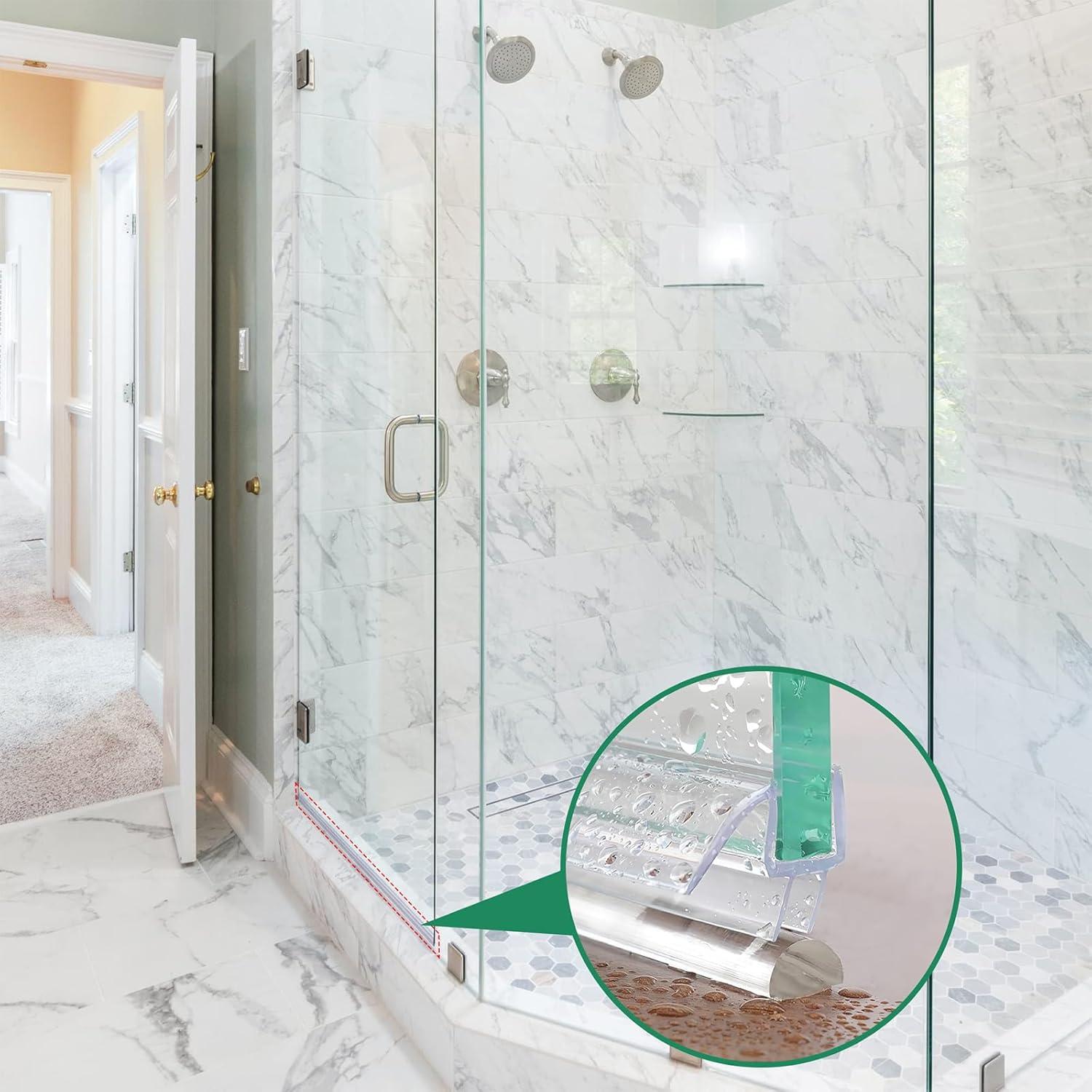 Barrera de Agua 99 cm PHMUNY PVC Transparente Tipo D para Ducha