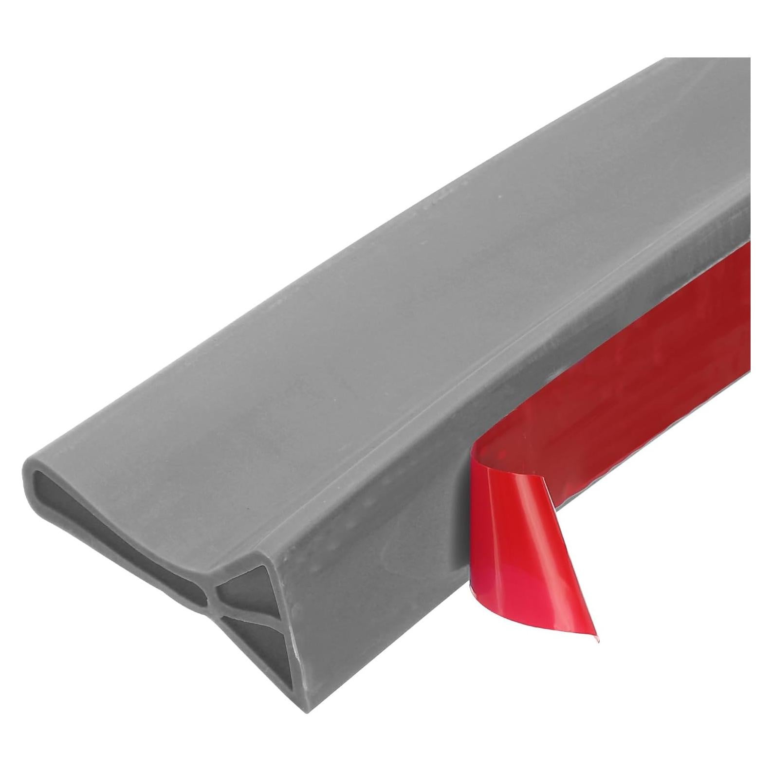 Barrera de Agua para Ducha PATIKIL 1 m Autoadhesiva Gris