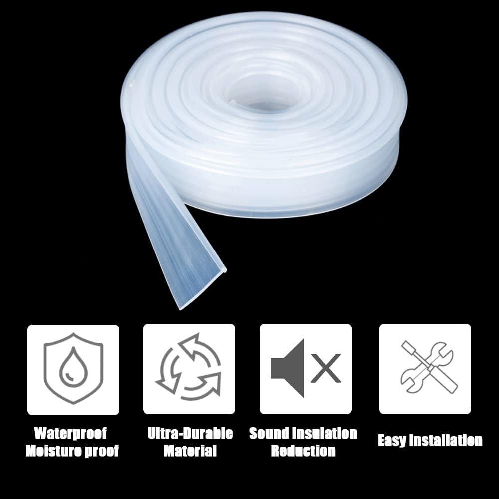 Sello Inferior de Puerta de Ducha TINSKY 2.74 m Transparente