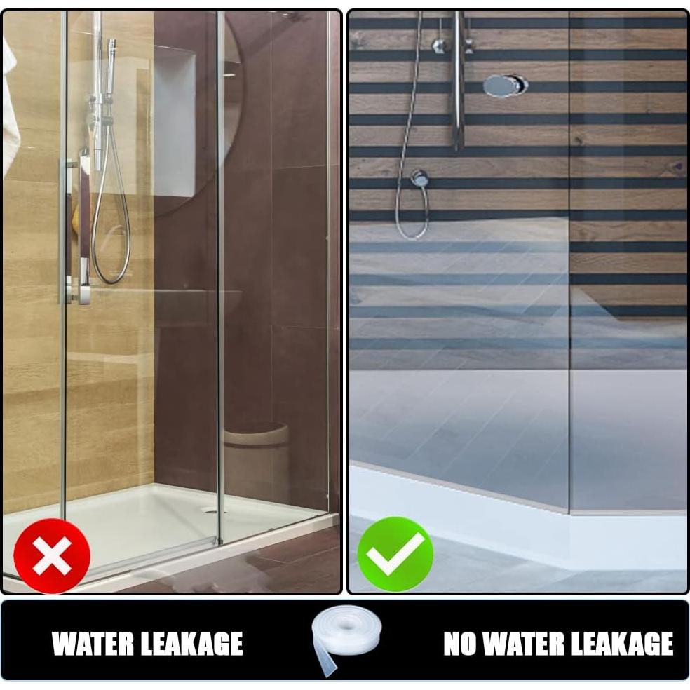 Sello Inferior de Puerta de Ducha TINSKY 2.74 m Transparente