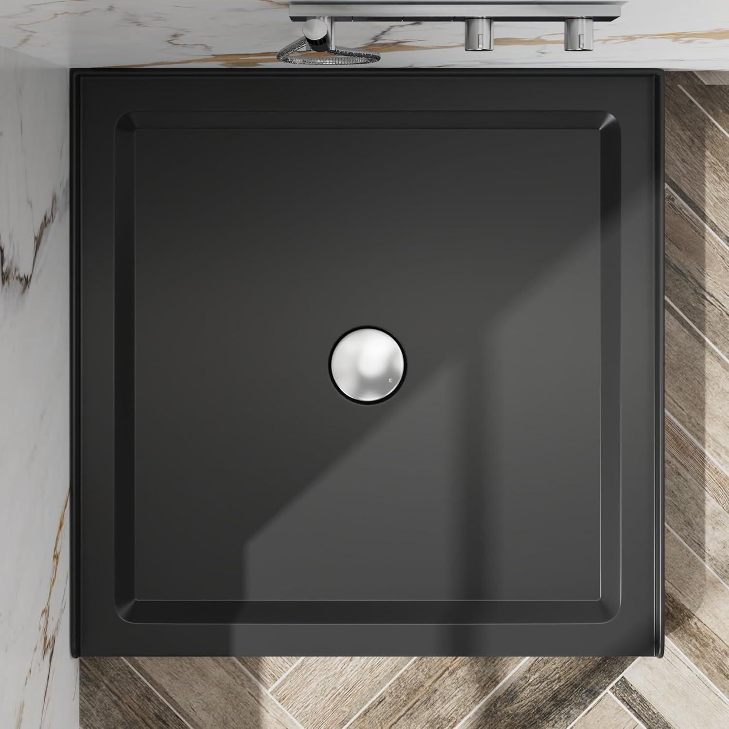 Base de Ducha Cuadrada Goodyo 91.44x91.44 cm Negro