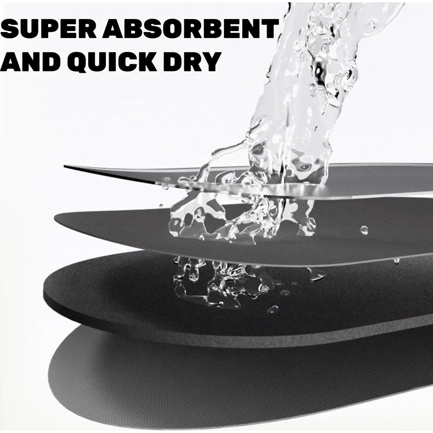 Alfombra de Baño Cortable Antideslizante BANEBOR Verde 78.74x30.48cm