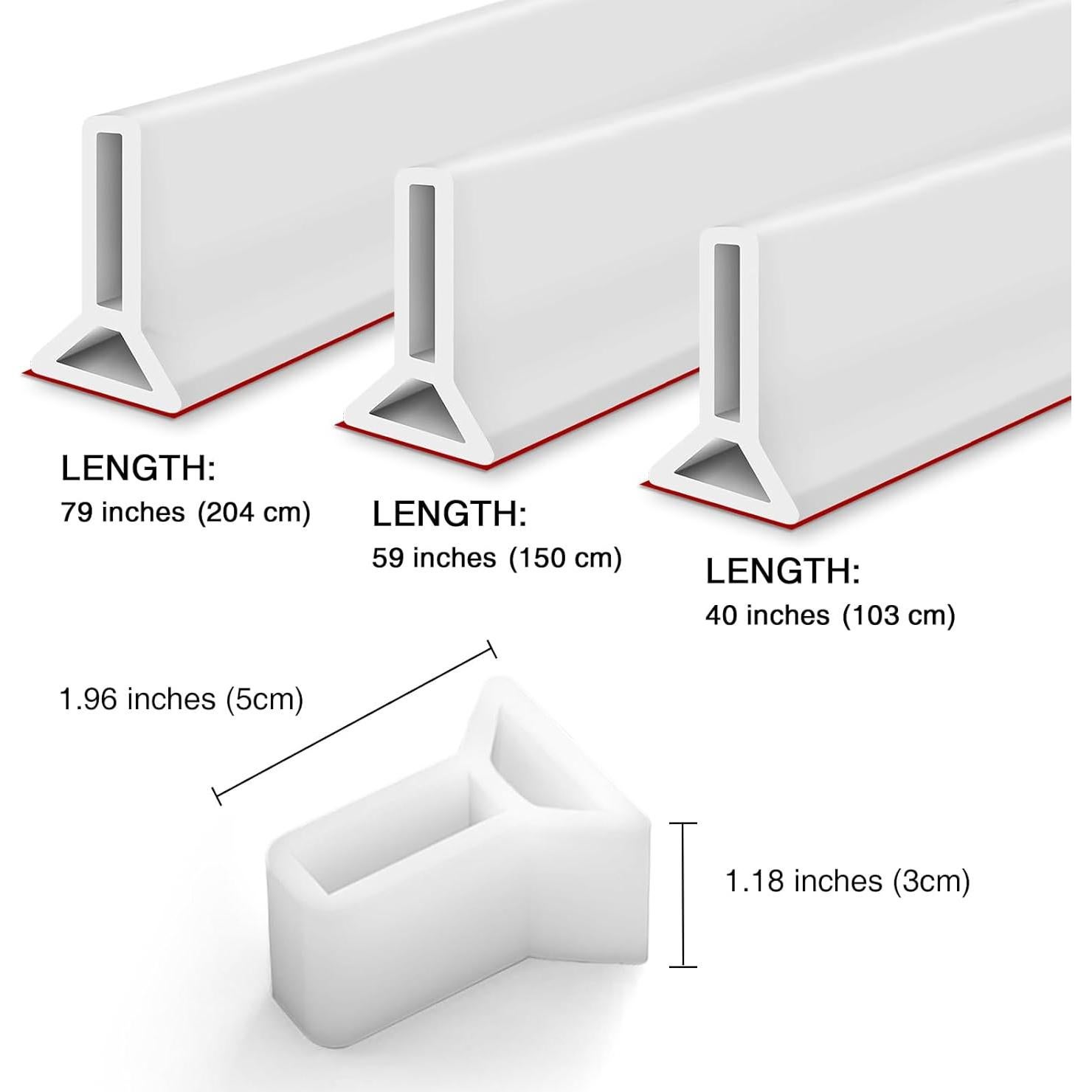 Tira de Sello Impermeable Wezest 101.6cm para Ducha y Baño