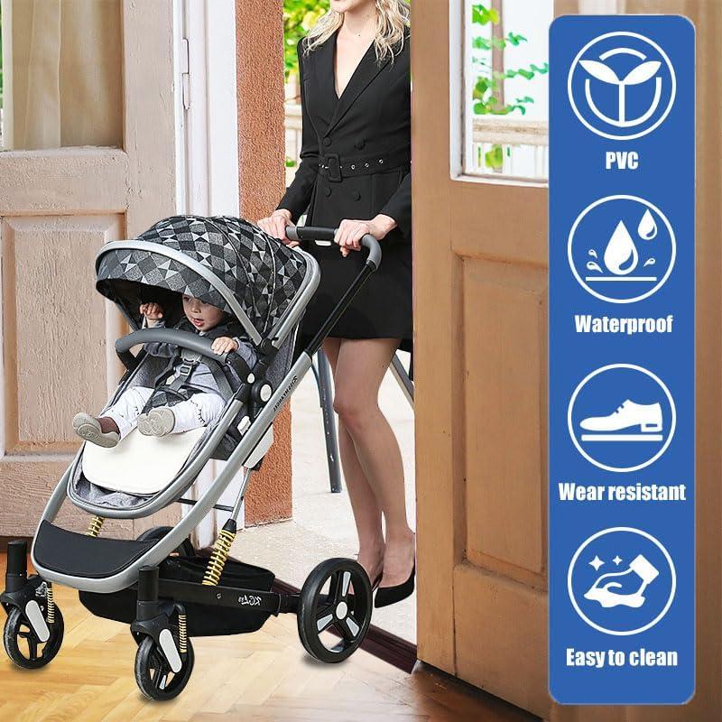 Tira de transición de suelo EaseInstall 91.44 cm PVC gris madera