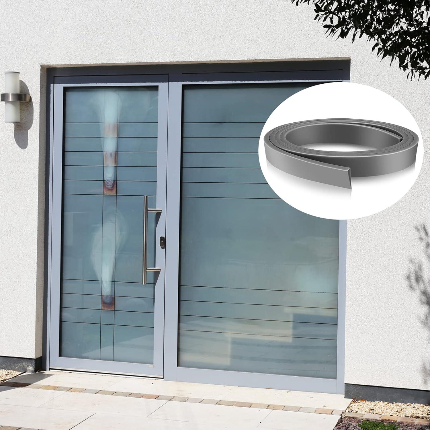 2 Rollos Sello de Silicona Ajustable para Puerta de Tormenta Boao 94 cm