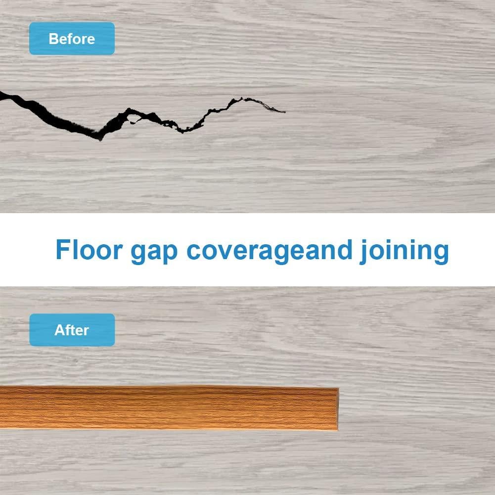 Tira de Transición Autoadhesiva PANO 5 cm x 2 m Madera Marrón