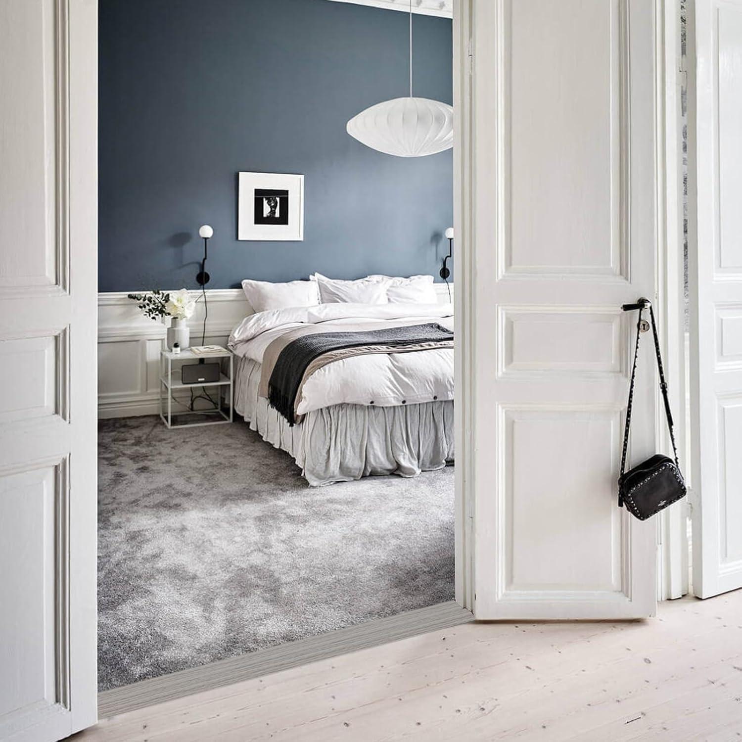 Tira de transición de suelo autoadhesiva Danlaila 5 cm x 3 m gris