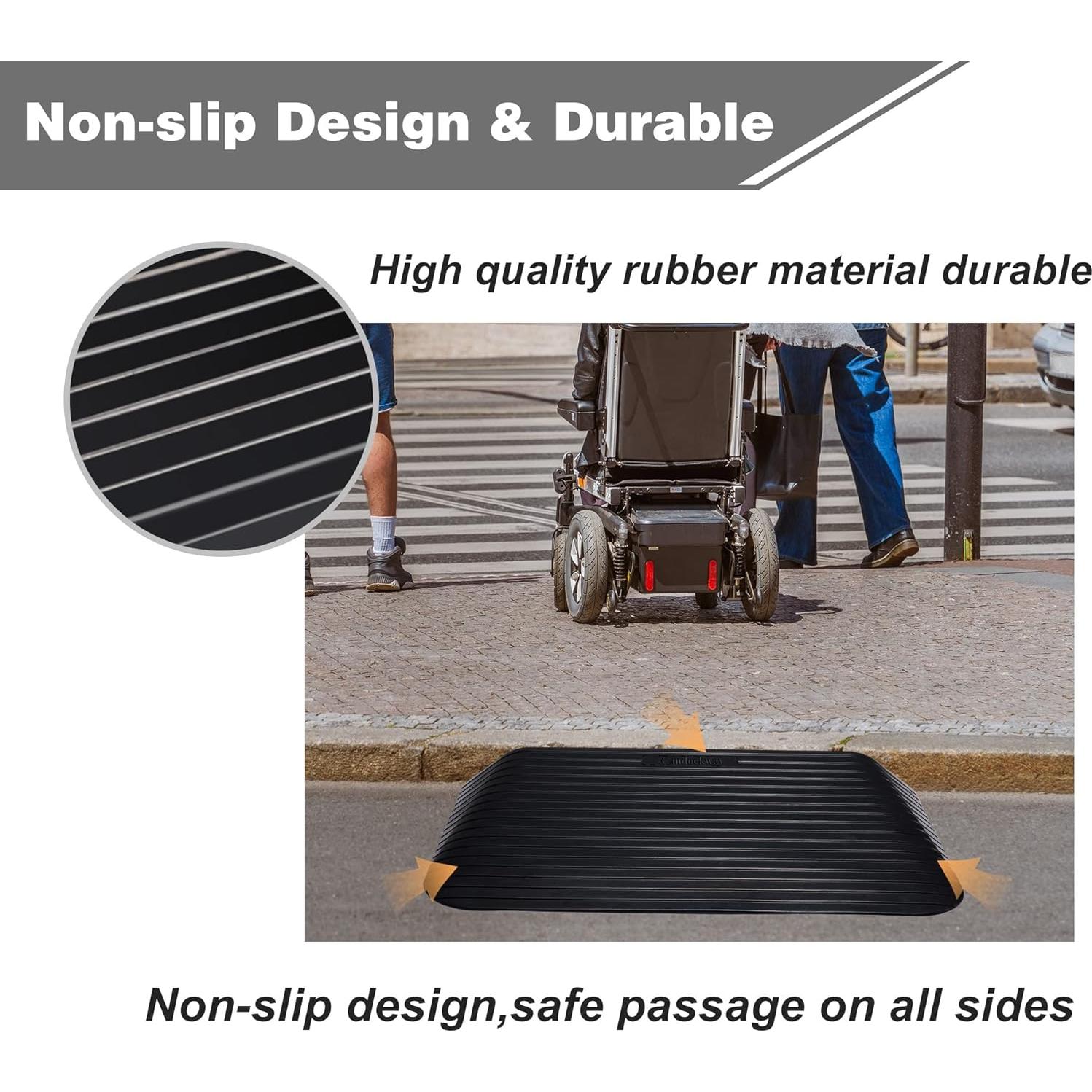 Rampa de umbral Candockway 3.5" antideslizante 1995.8 kg