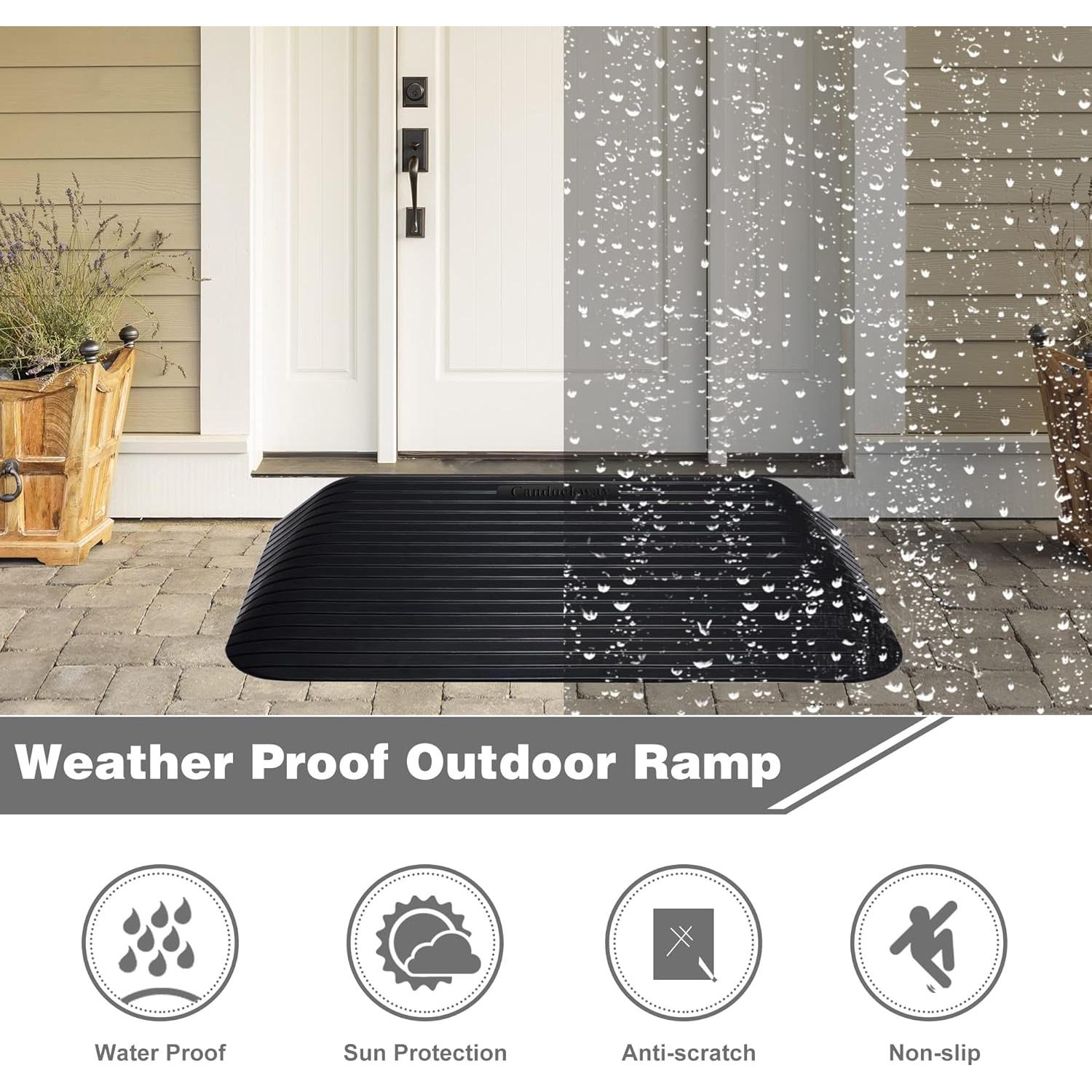Rampa de umbral Candockway 3.5" antideslizante 1995.8 kg