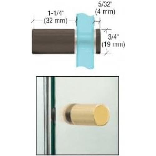 Perilla de Ducha Cilindro C.R. Laurence Bronce Aceitado 19mm